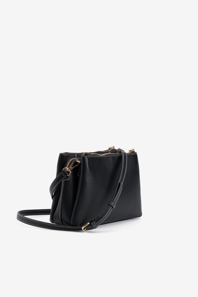 Black Minimal Crossbody Wallet Black Minimal Crossbody Wallet