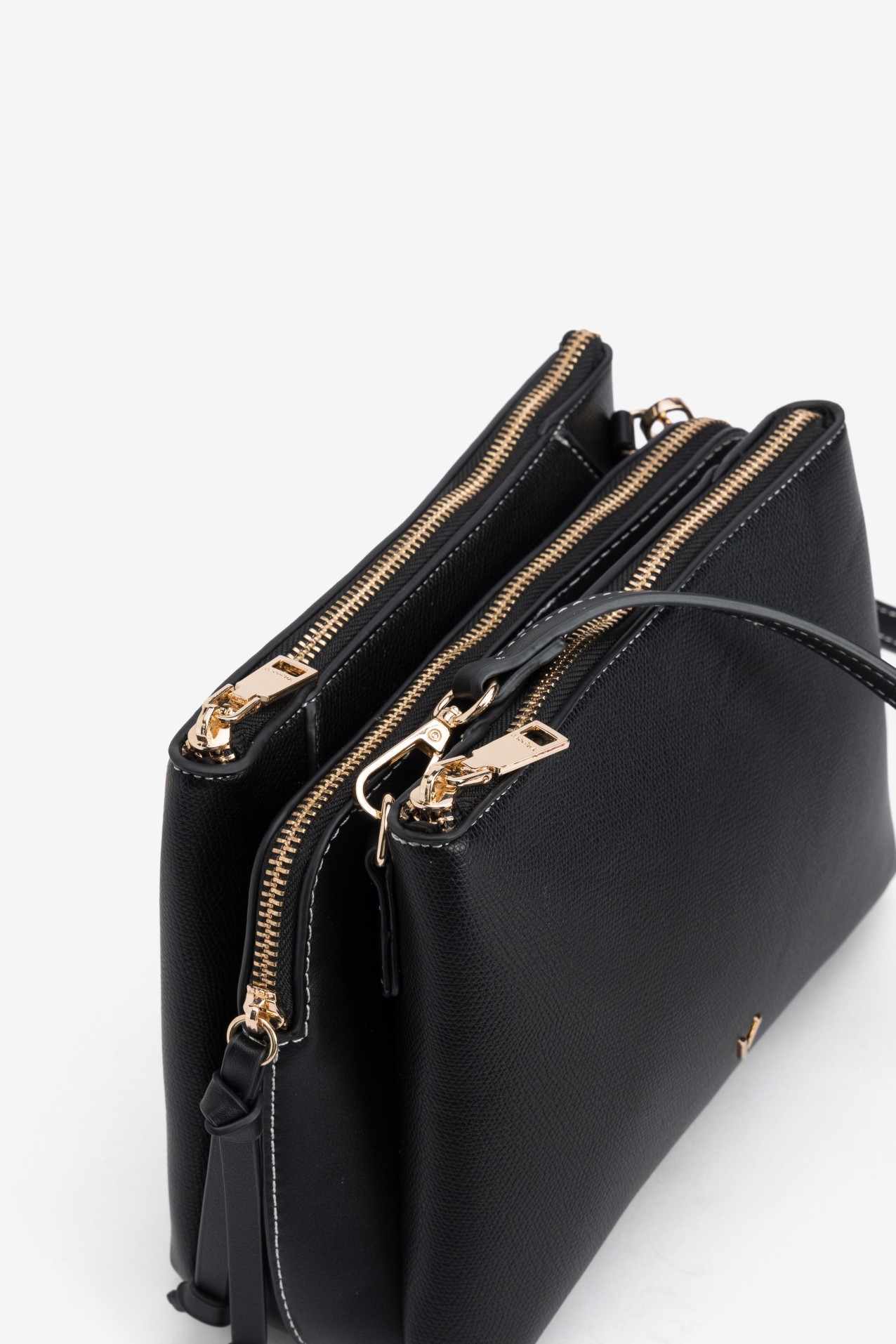 Black Minimal Crossbody Wallet