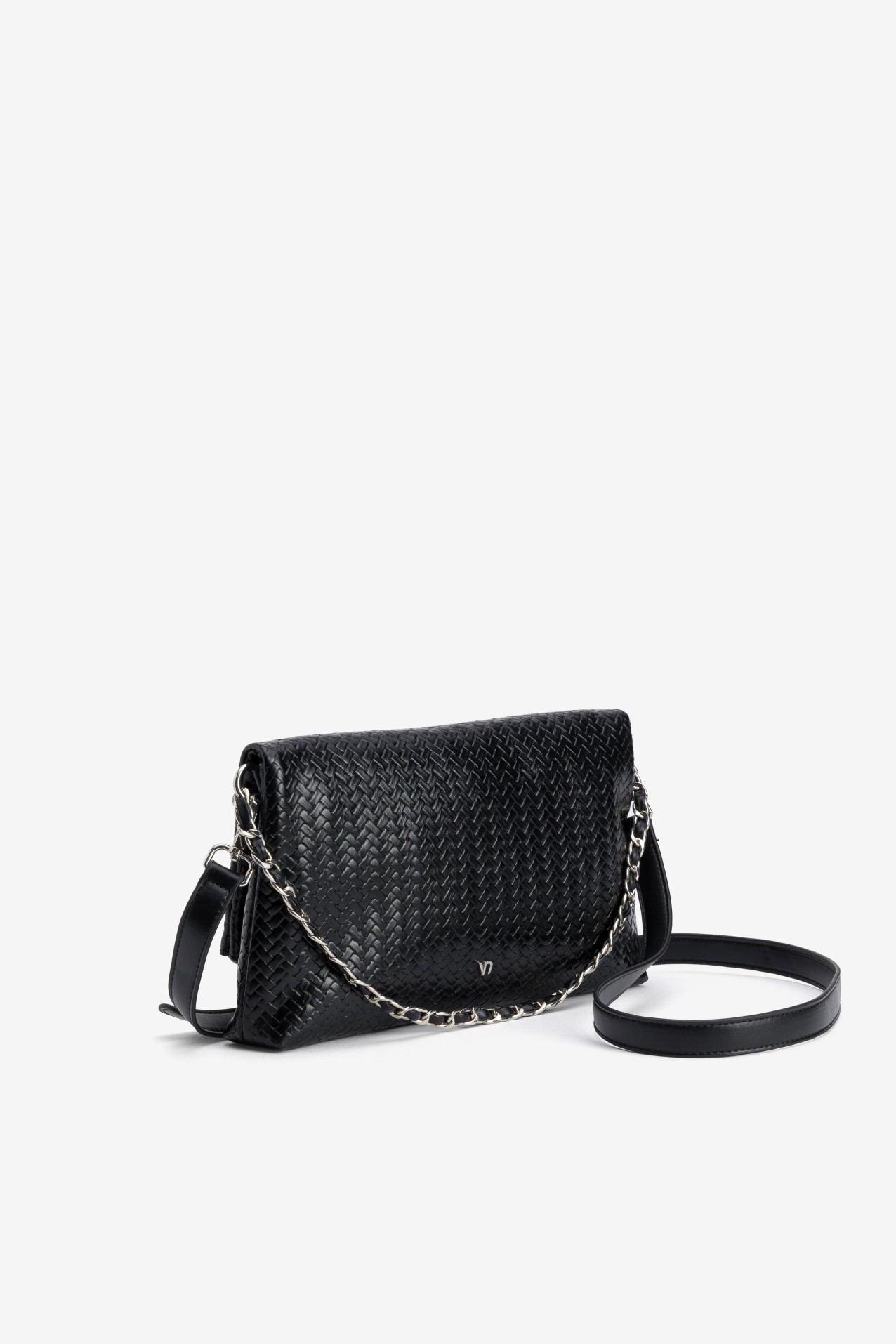 Black Woven Chain Wallet