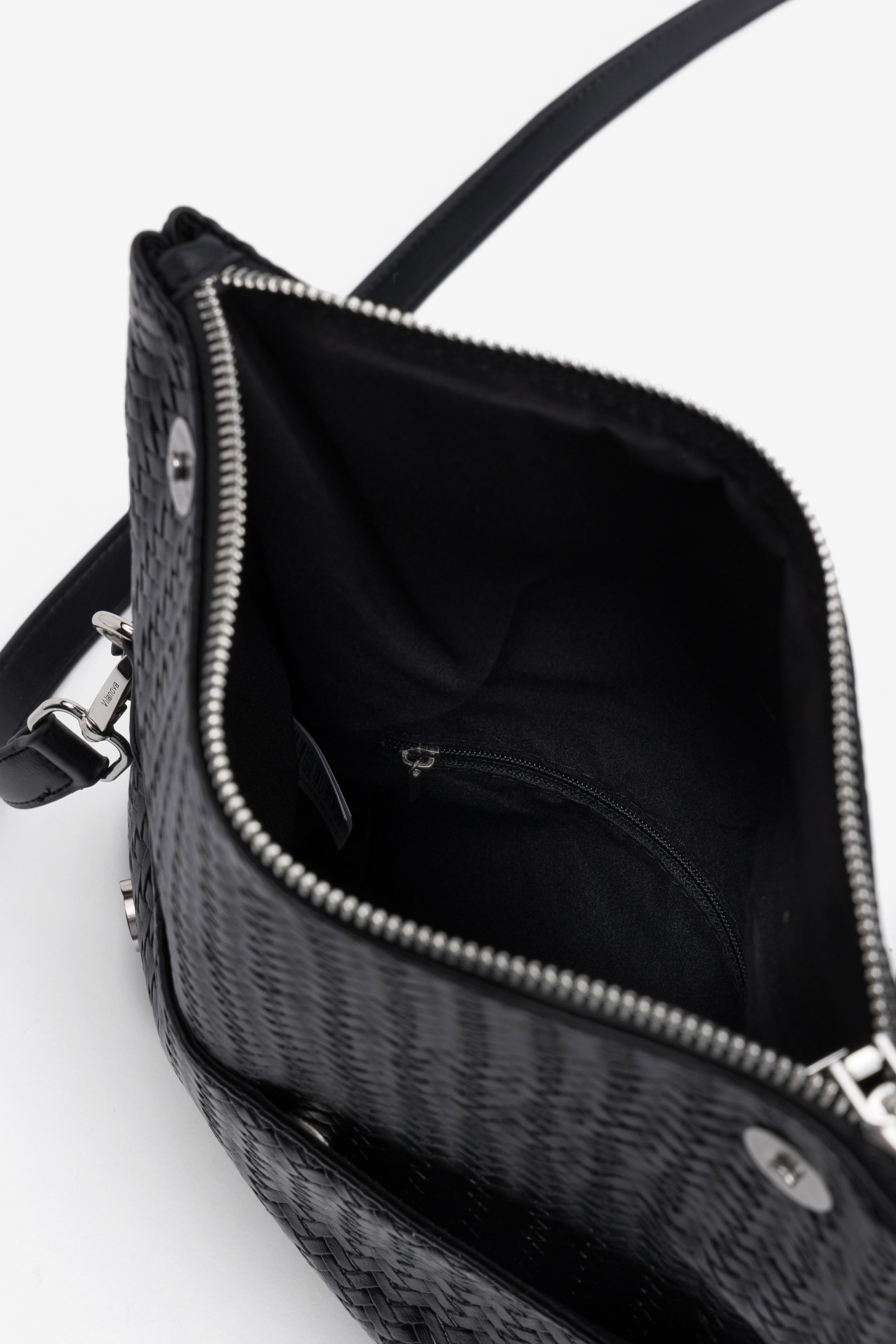 Black Woven Chain Wallet