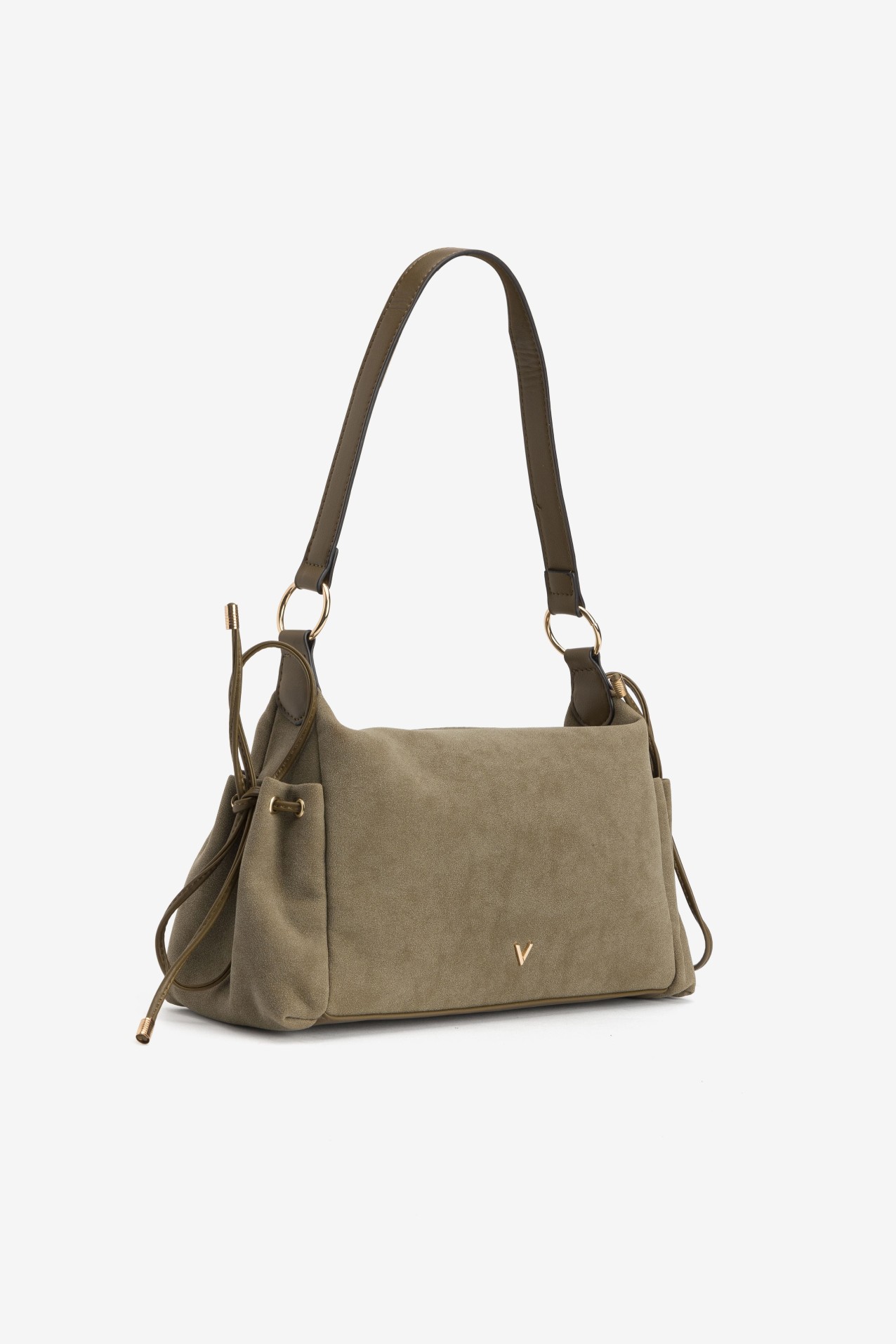 Carteira verde com bolso frontal