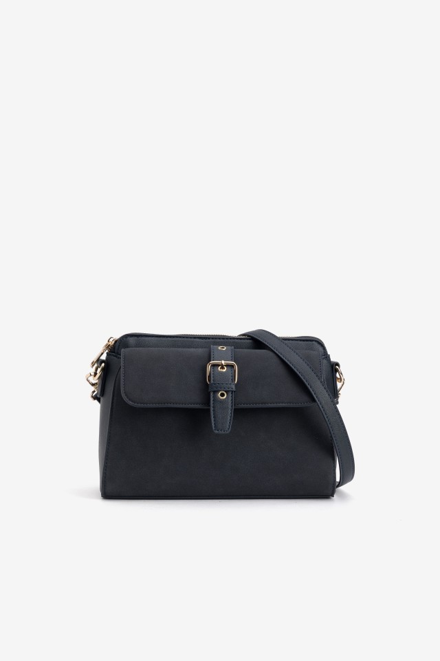 Dark Blue Buckle Wallet