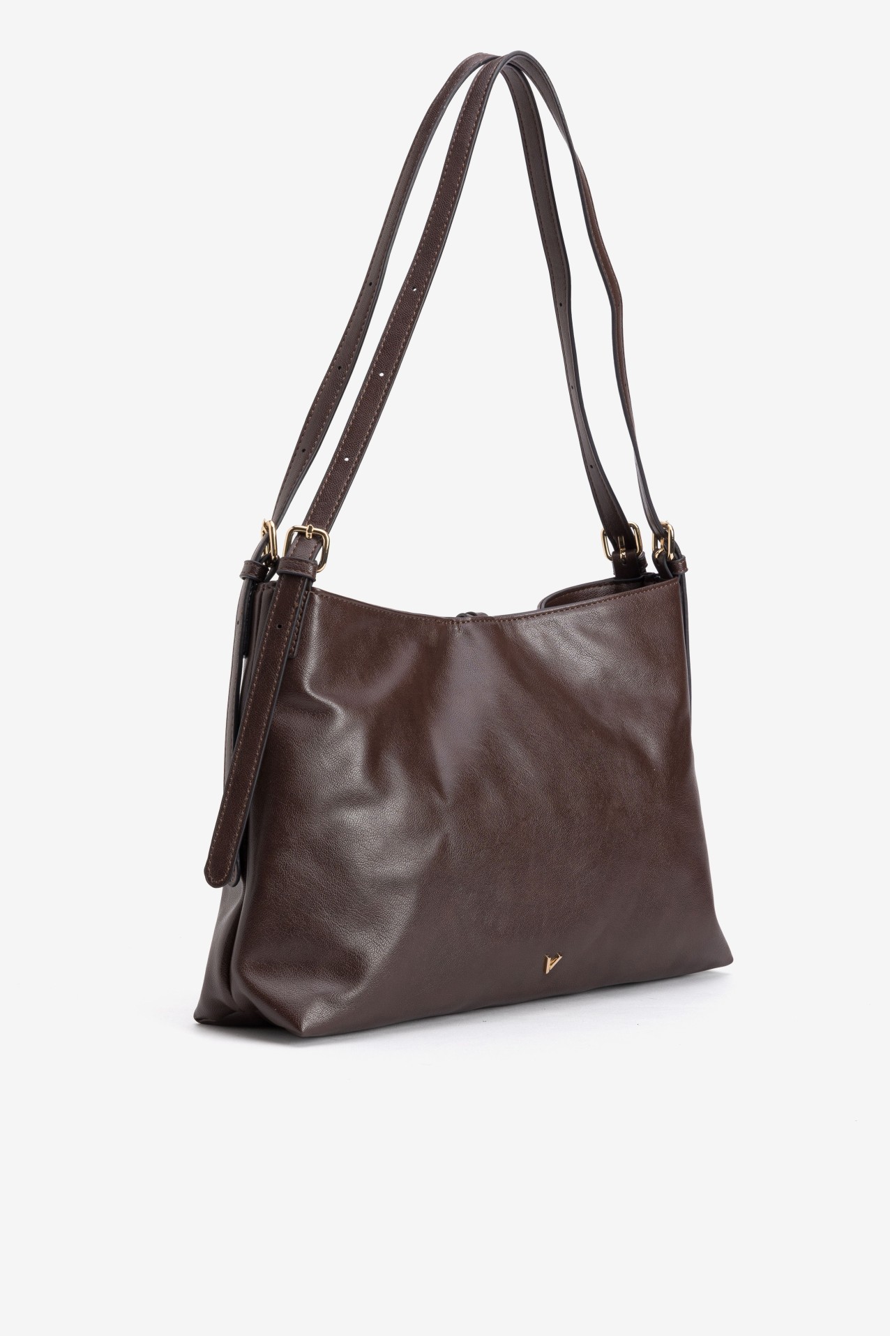 Brown Wide Minimal Wallet