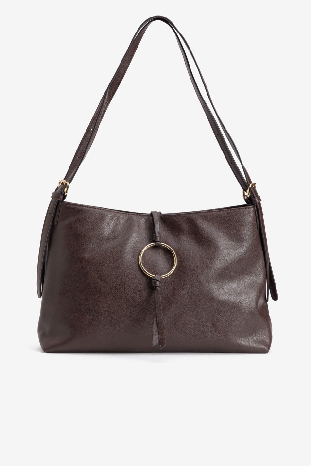 Brown Wide Minimal Wallet