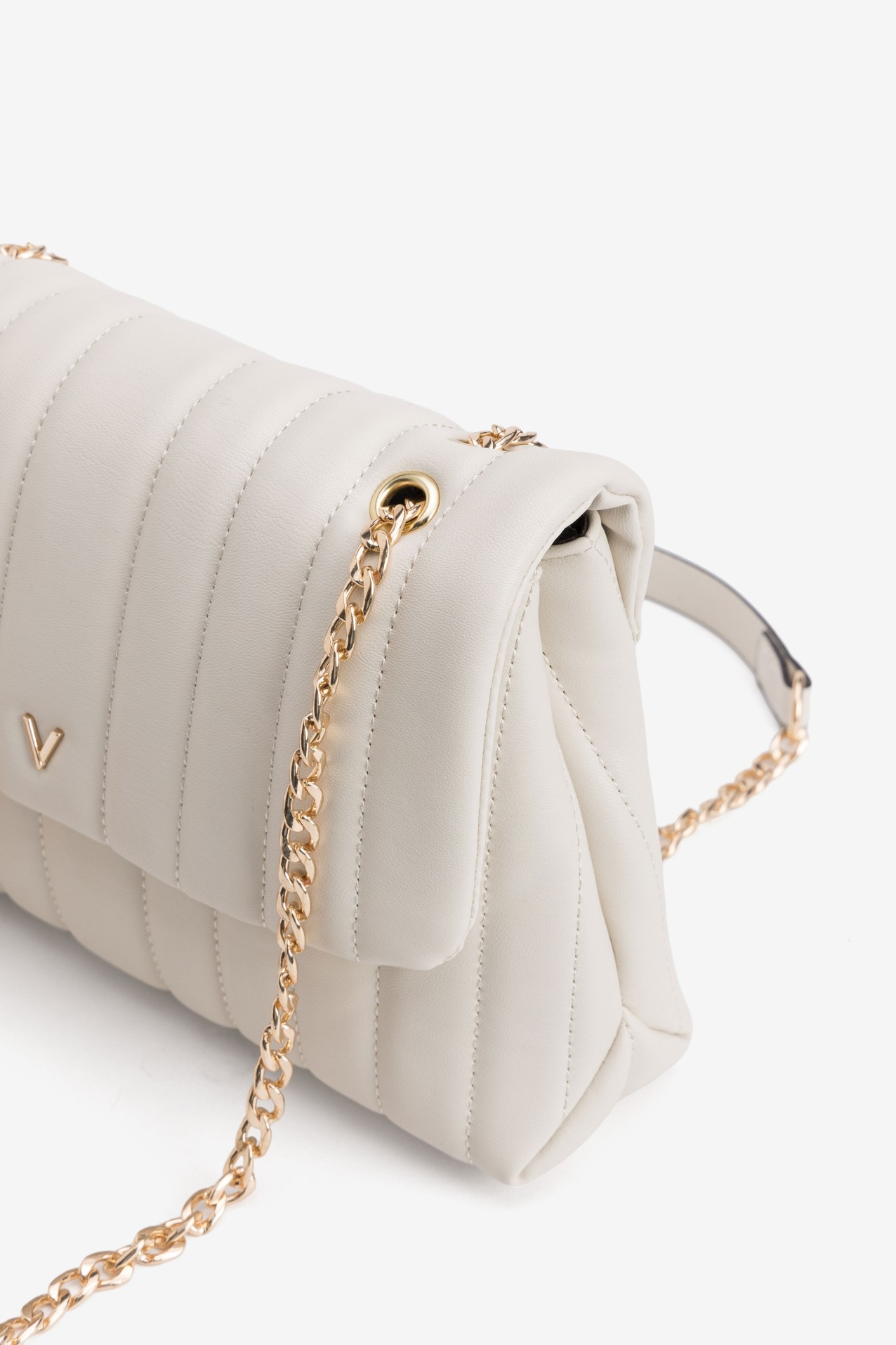 Light Beige Quilted Wallet