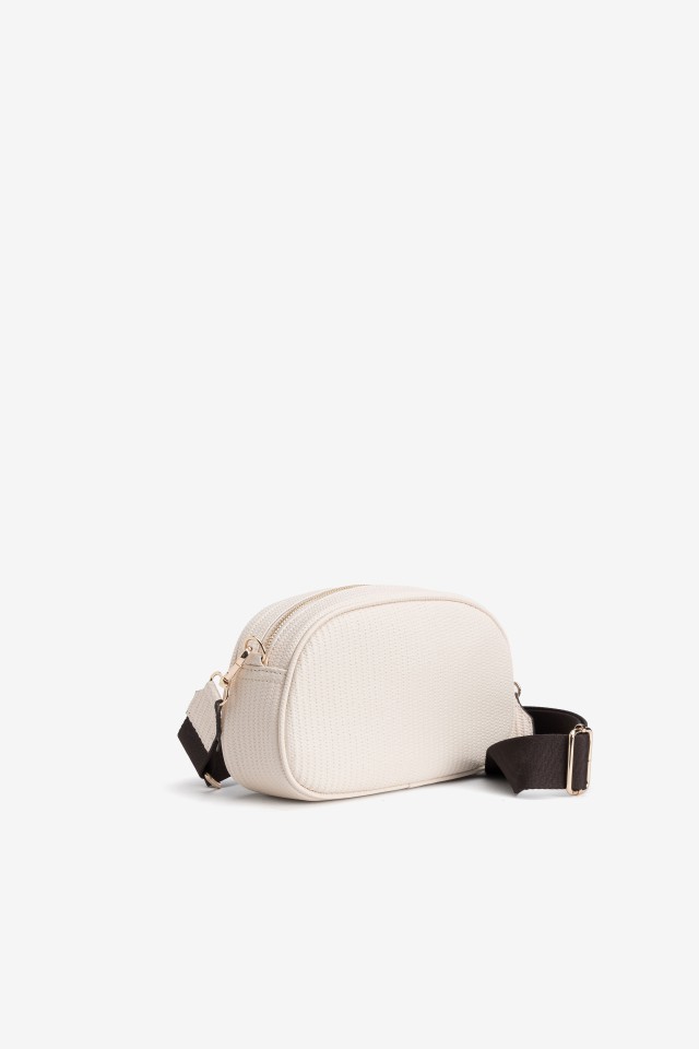 Beige Oval Crossbody Wallet Beige Oval Crossbody Wallet