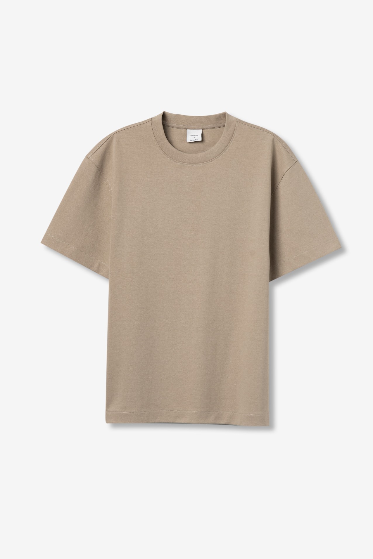Beige Oversized Minimal T-shirt