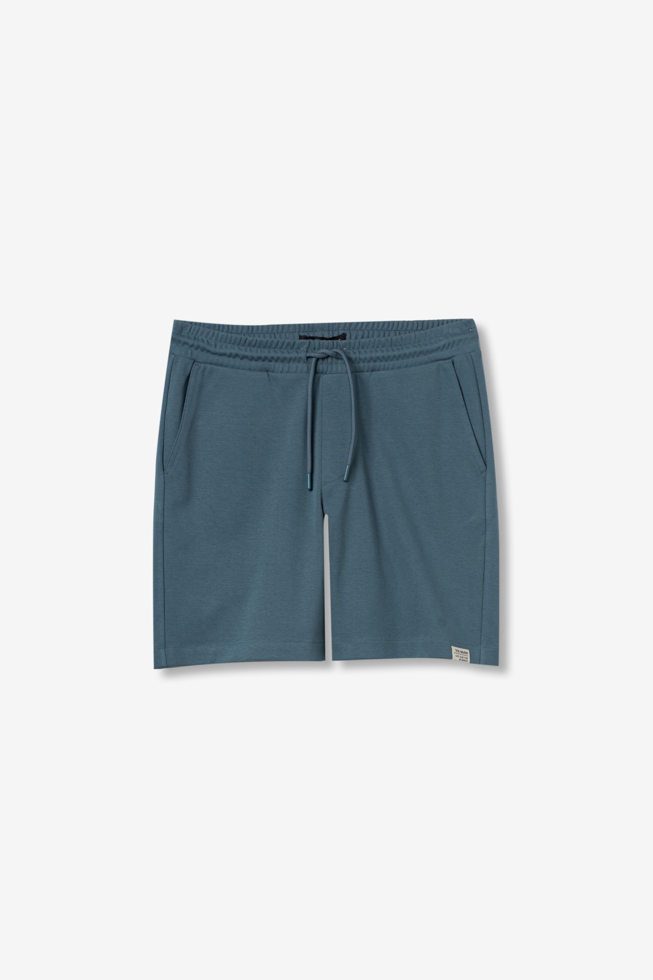 Dark Blue Straight Jogger Shorts