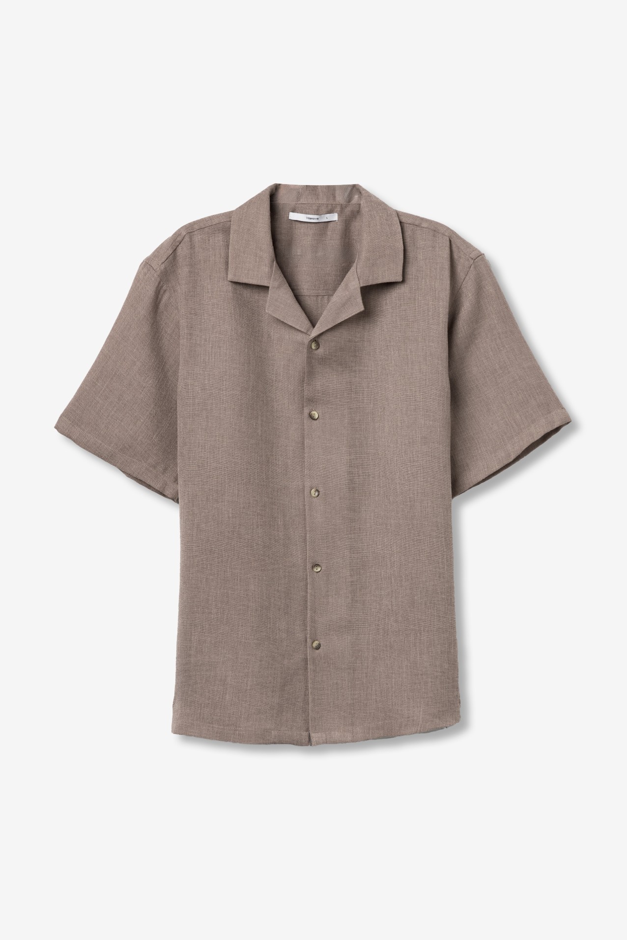 Relaxed Fit Taupe Shirt