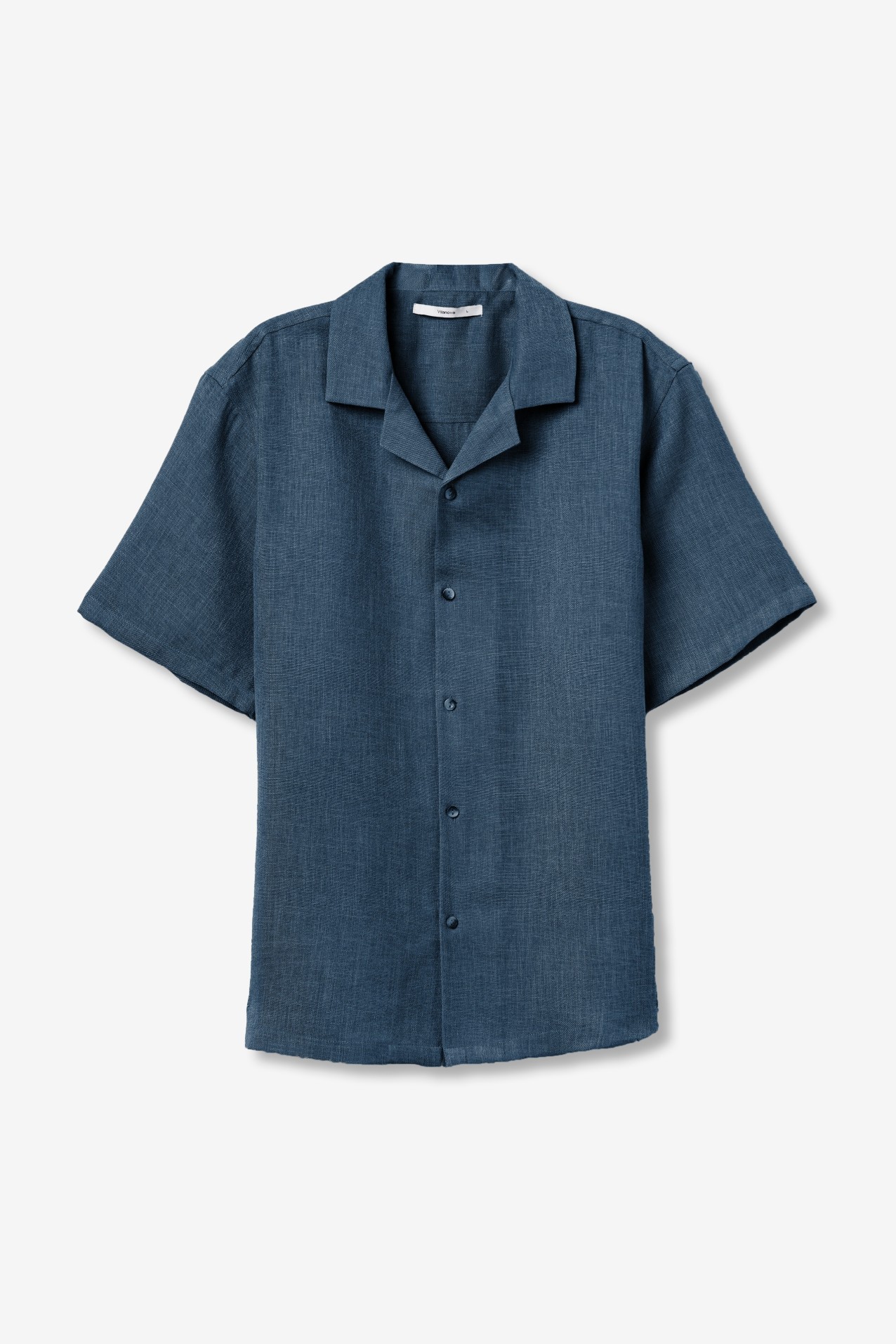 Relaxed Blue Short Sleeve Shirt