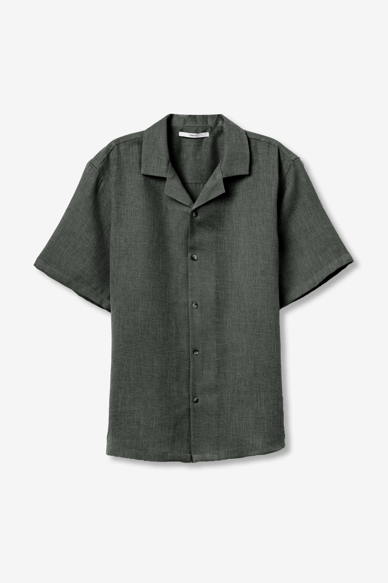 Green Relaxed Short Sleeve Shirt