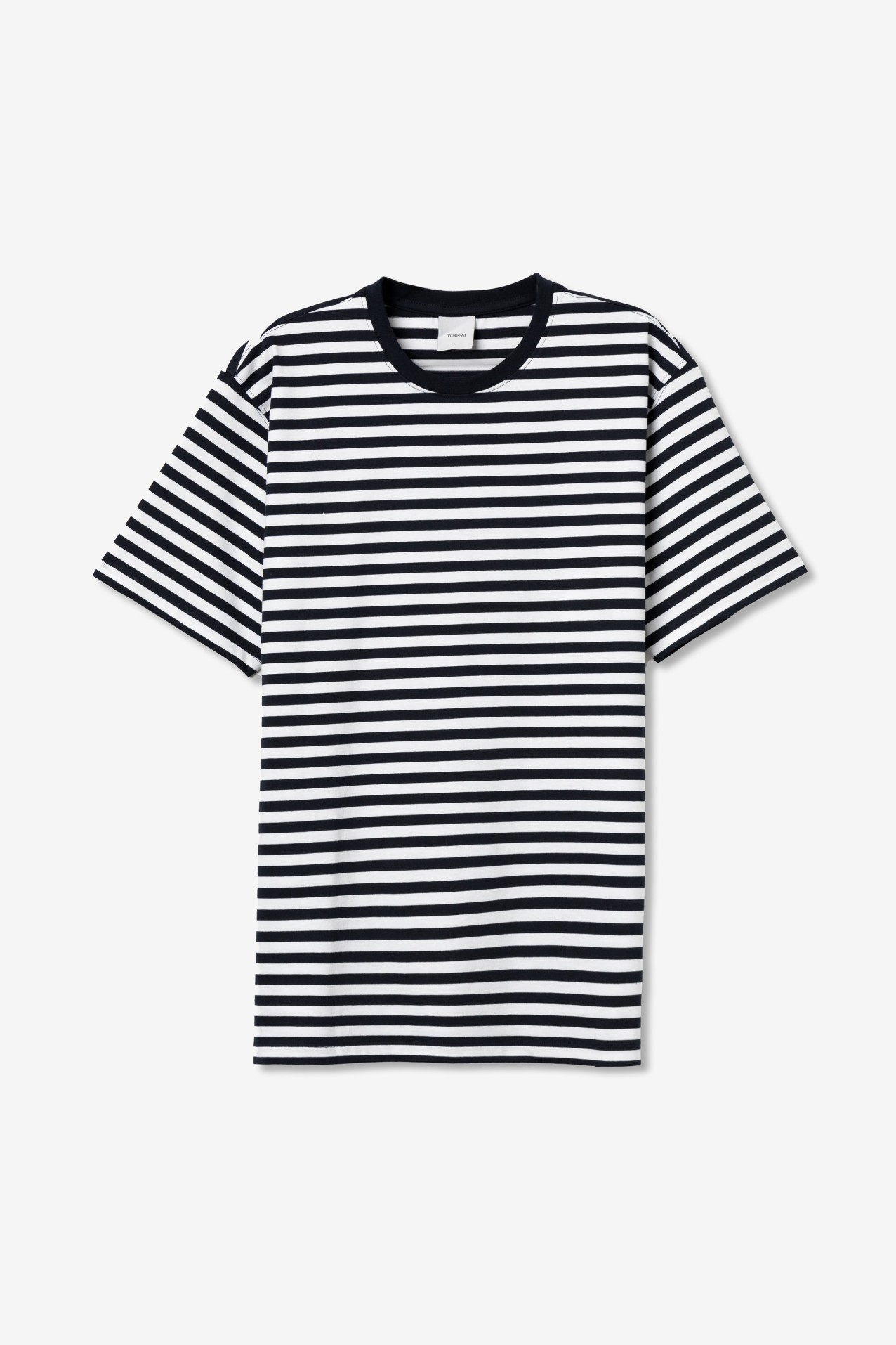 Navy Striped Regular T-shirt