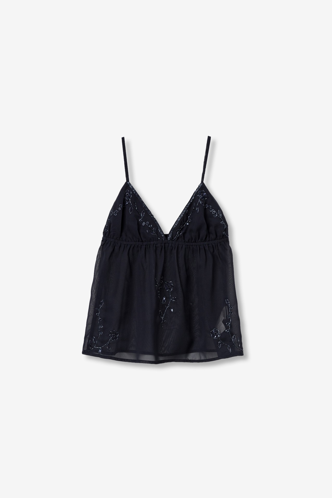 Blue Sheer Slim Top