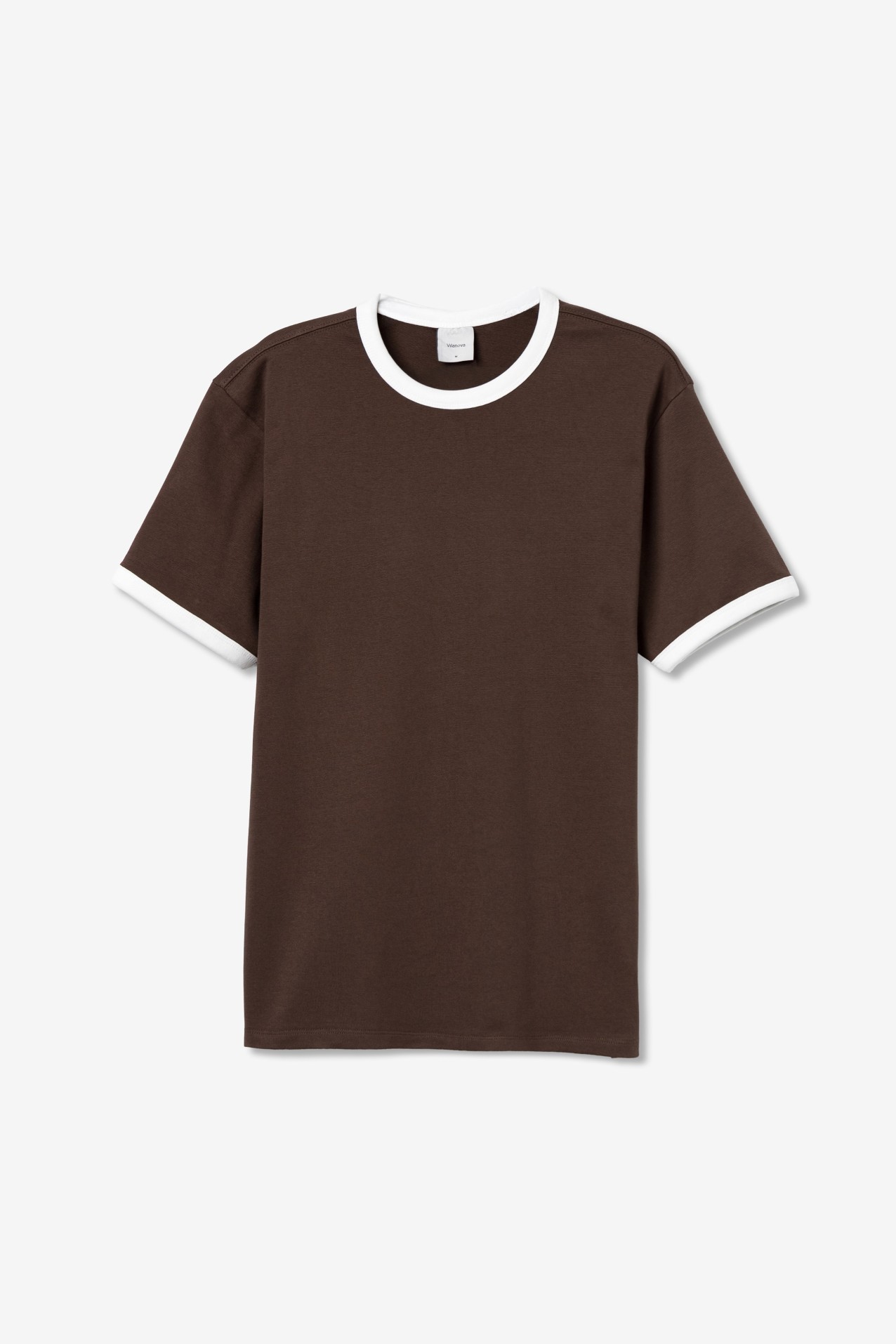 Brown Retro Casual Tee