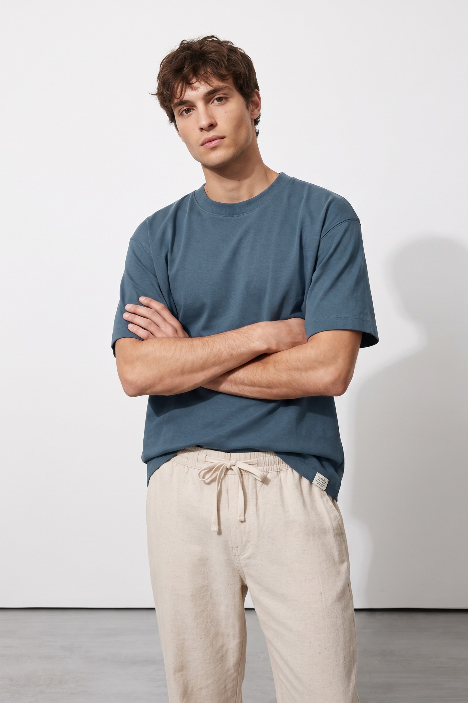 Blue Relaxed Fit T-shirt