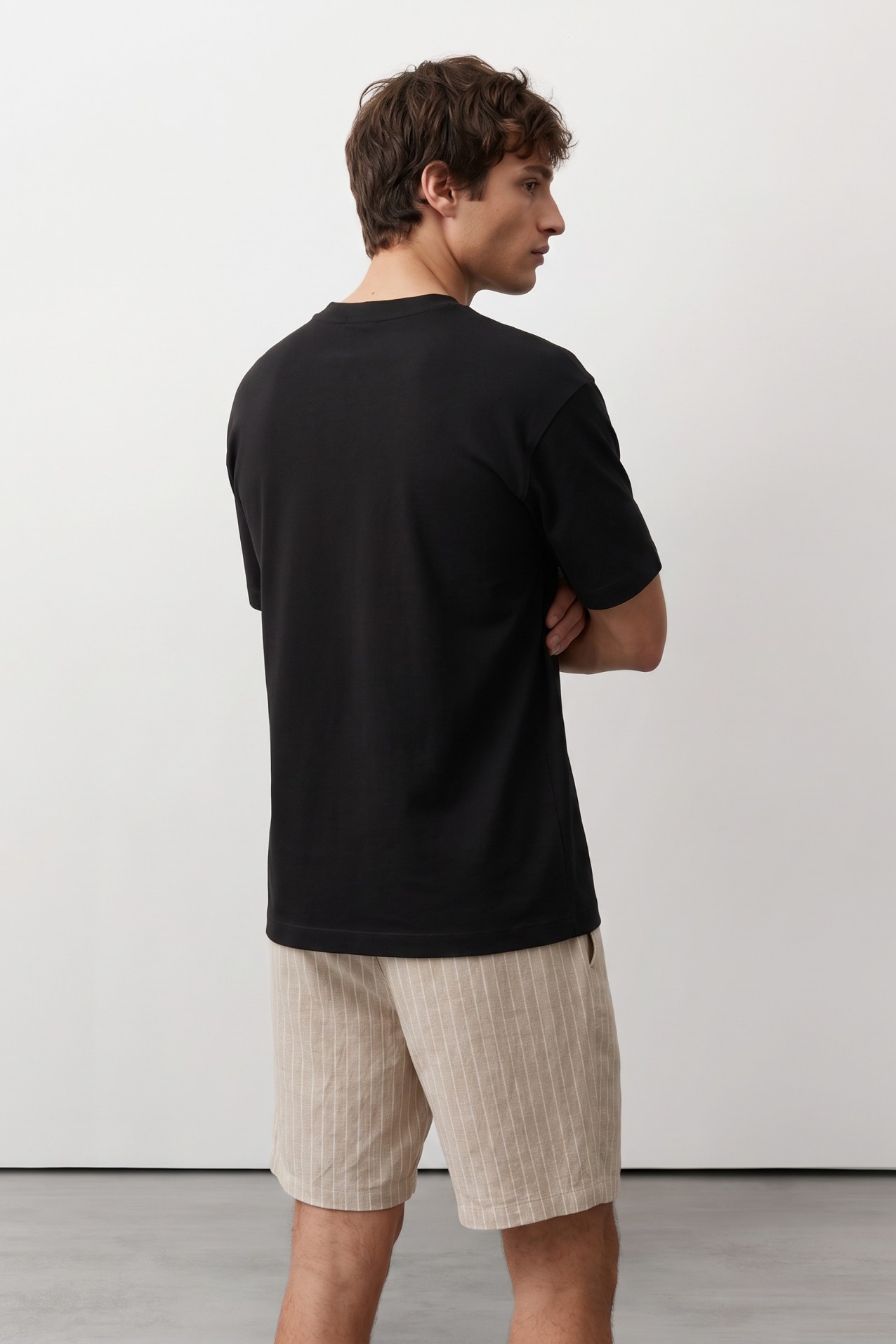 Black Oversize Short Sleeve Tee