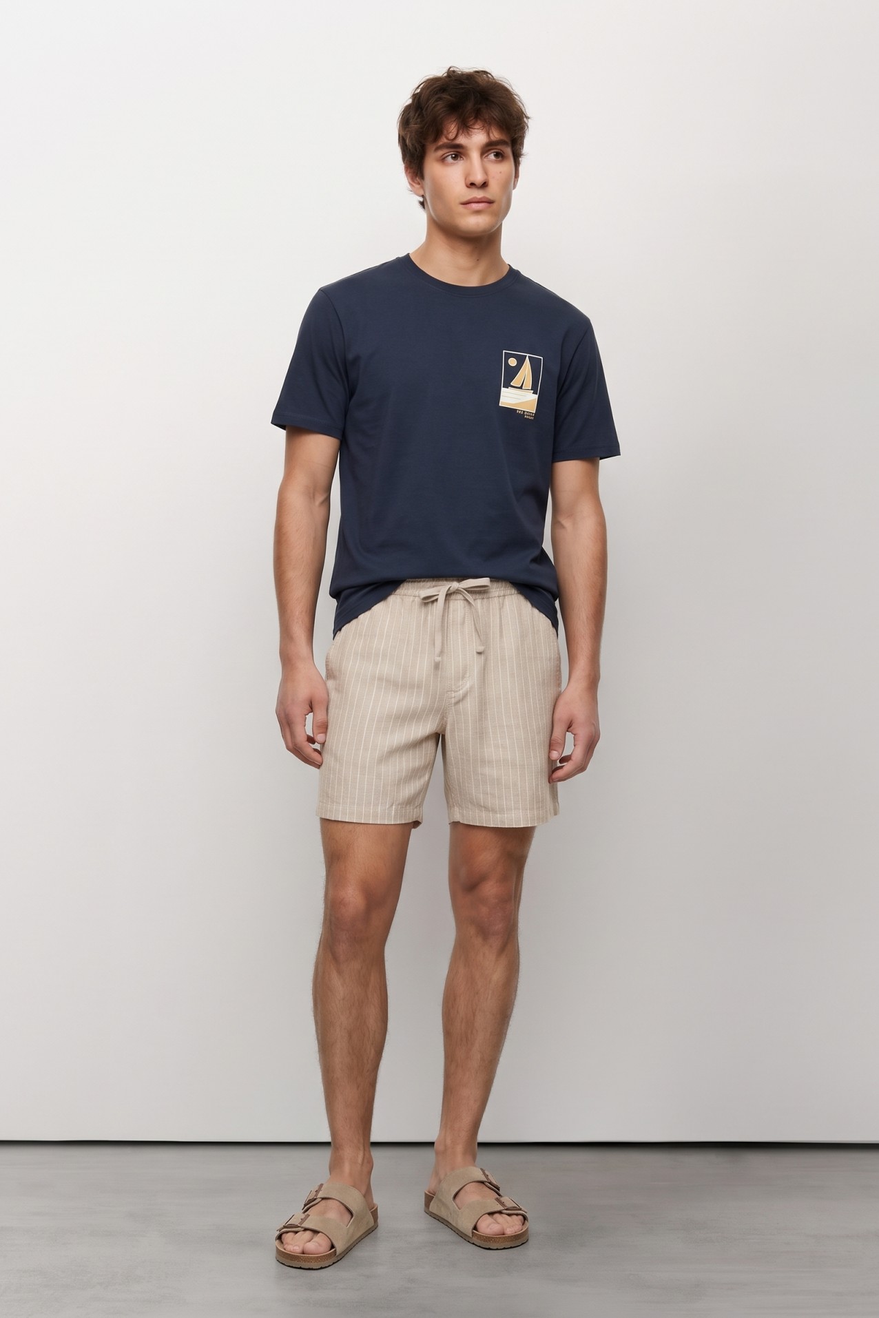 Blue Regular Short Sleeve Tee