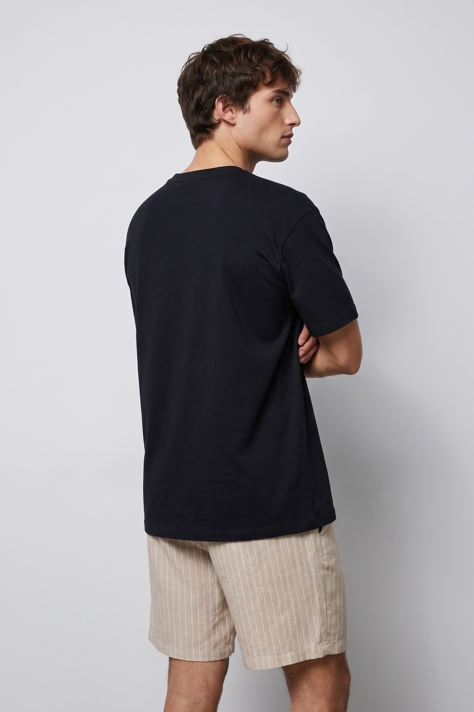 Navy Short Sleeve Graphic Tee