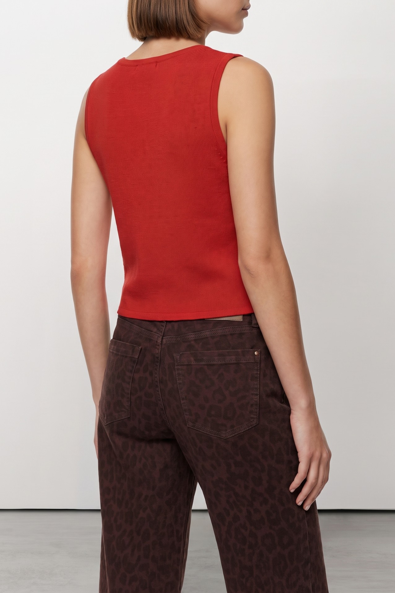 Brown Wide-Leg Culottes