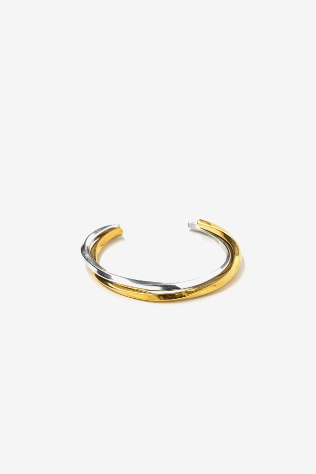 Gold And Silver Cuff Set