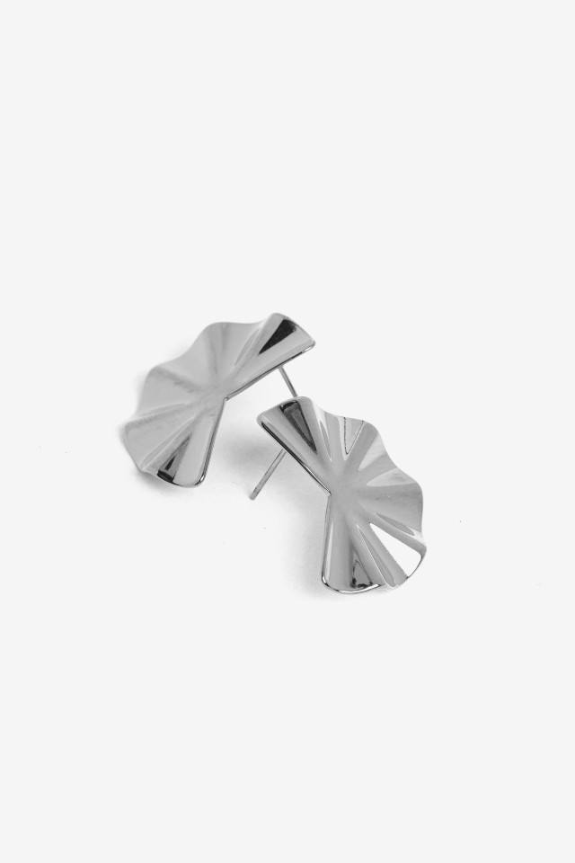 Silver-Toned Statement Earrings Silver-Toned Statement Earrings