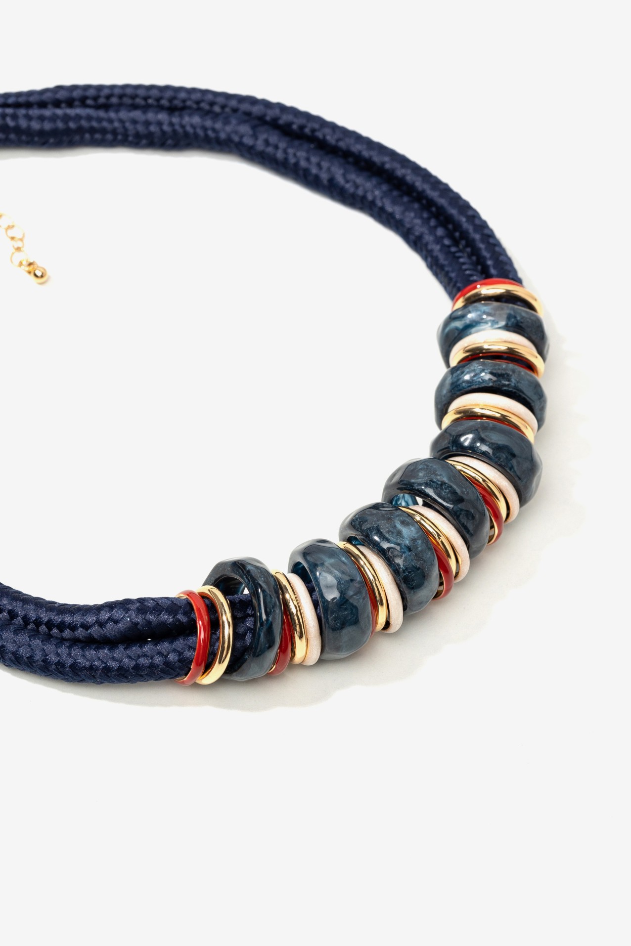 Chunky Navy Statement Necklace