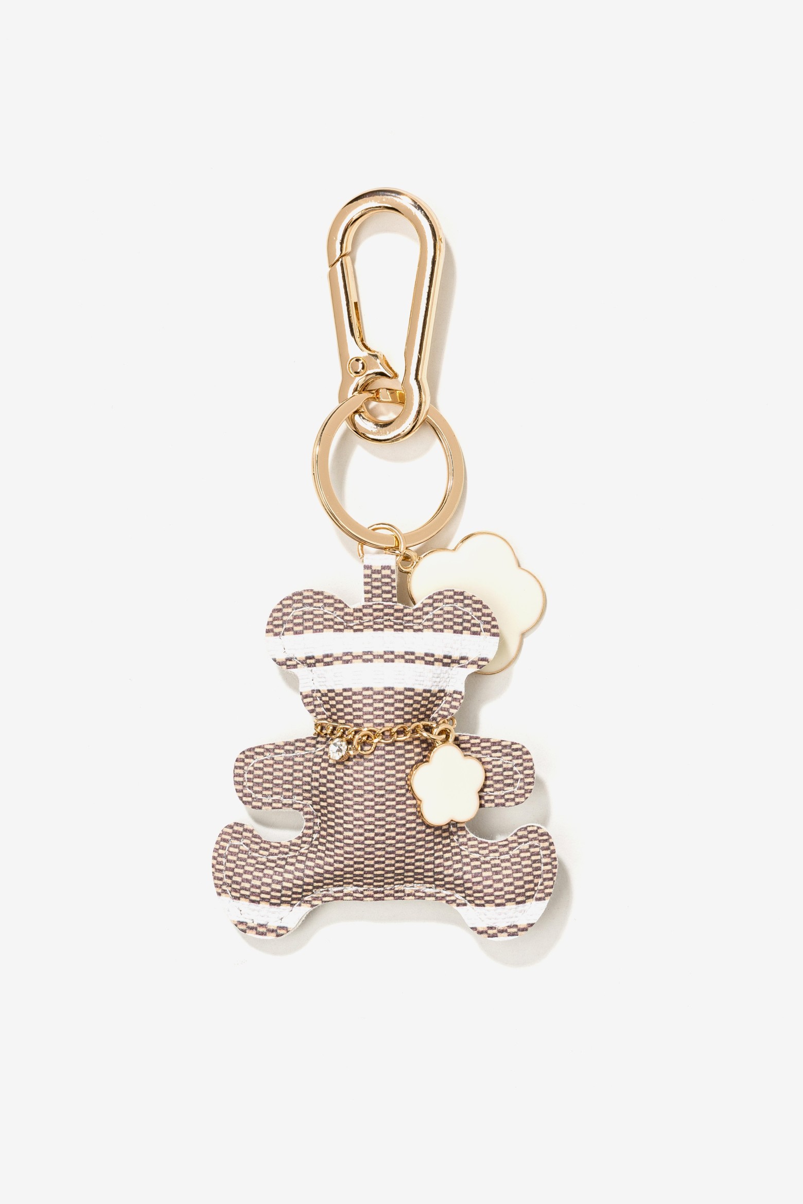 Beige Bear Key Wallet
