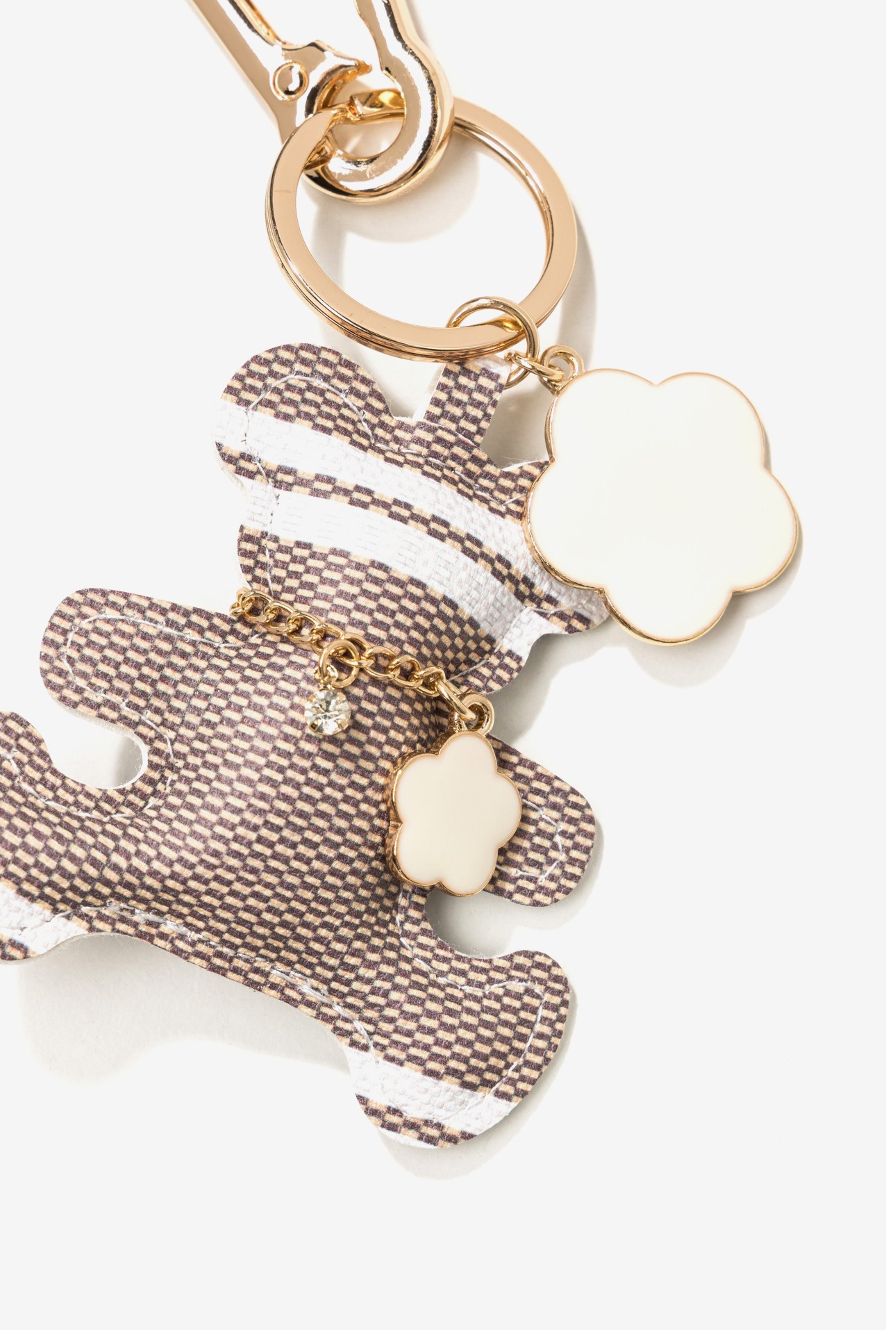 Beige Bear Key Wallet