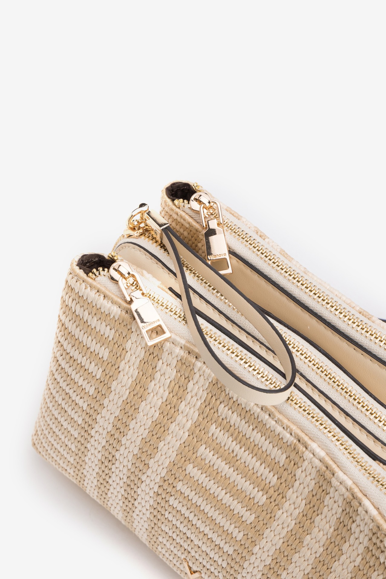 Beige Minimalist Wallet Bag