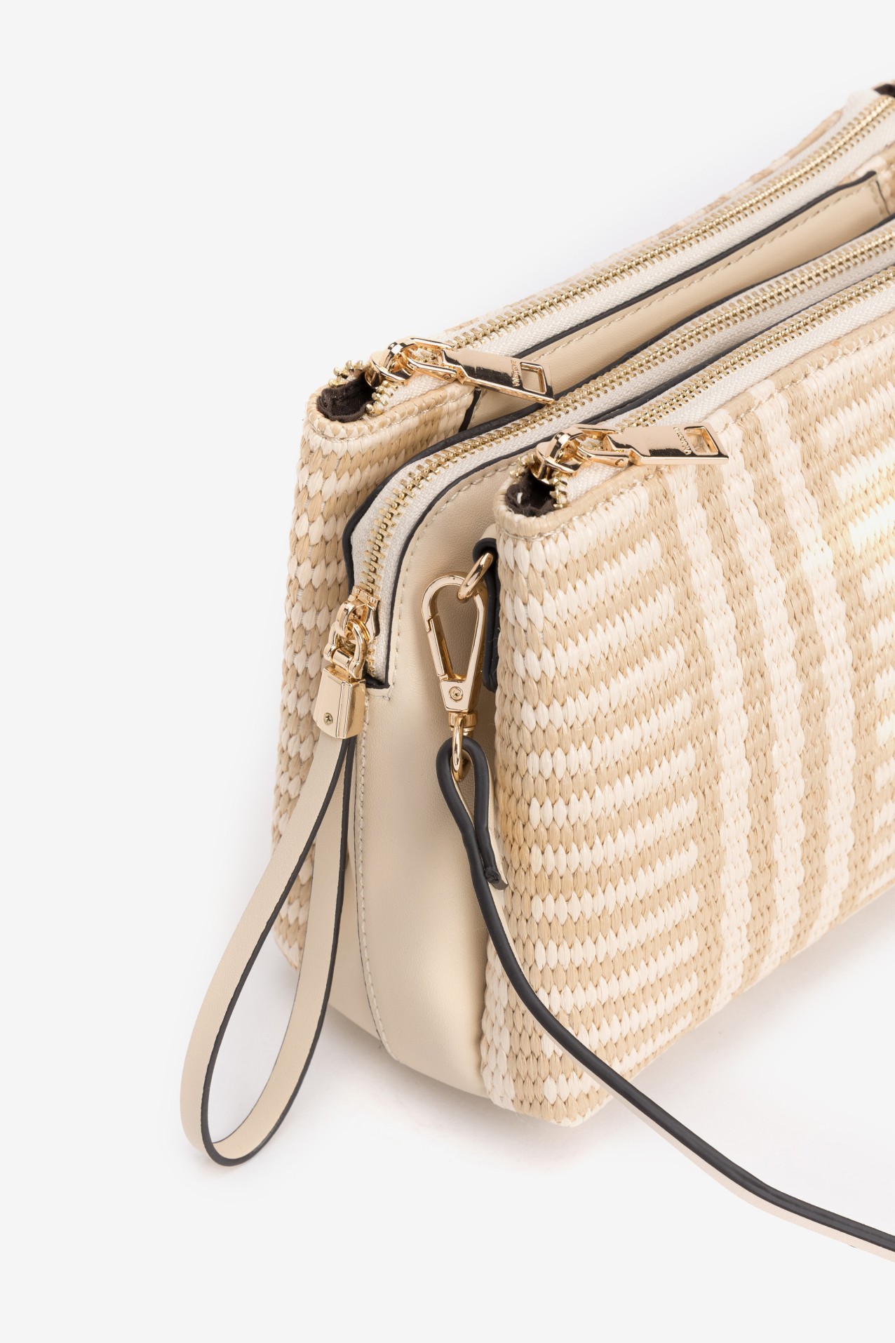 Beige Minimalist Wallet Bag