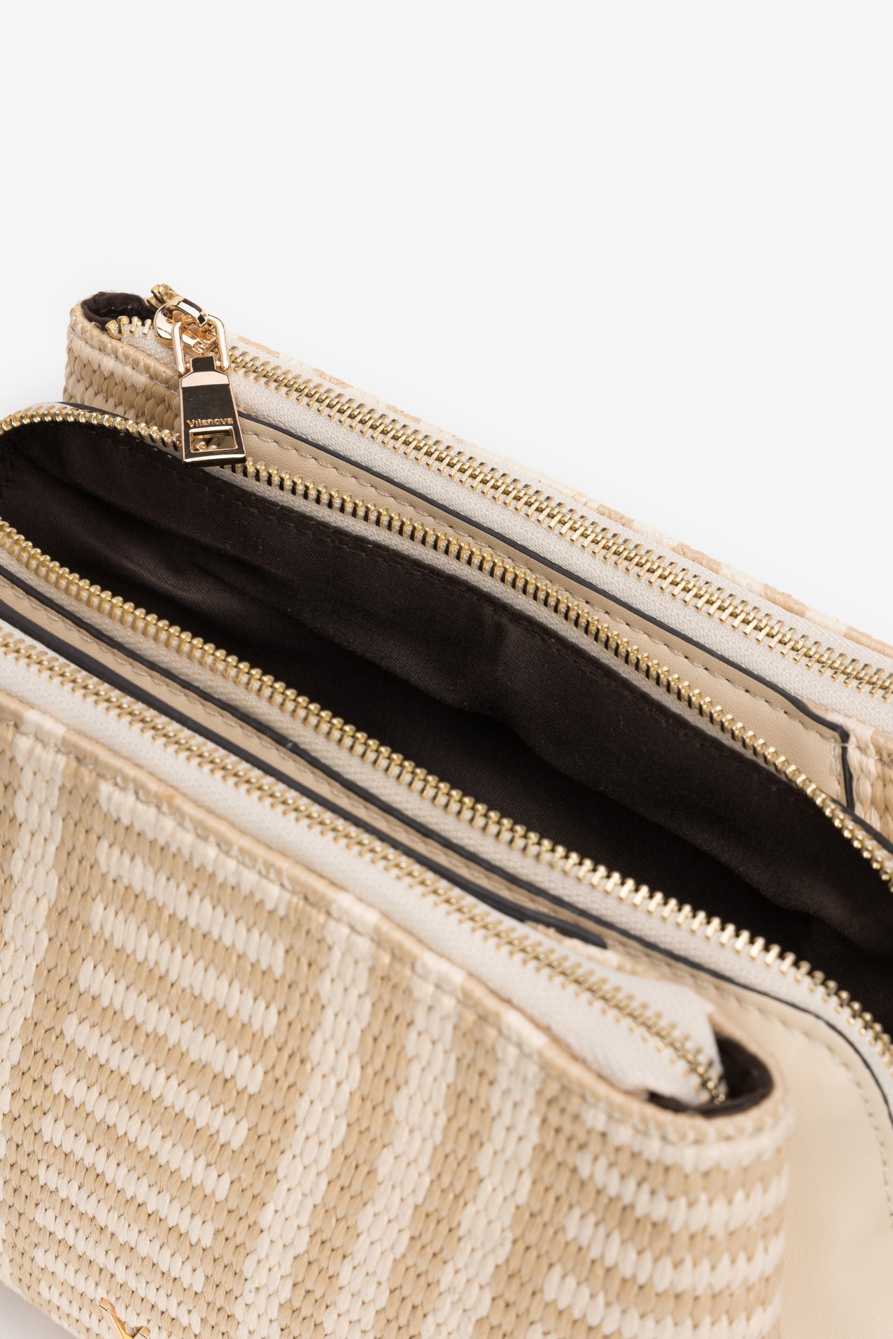 Beige Minimalist Wallet Bag