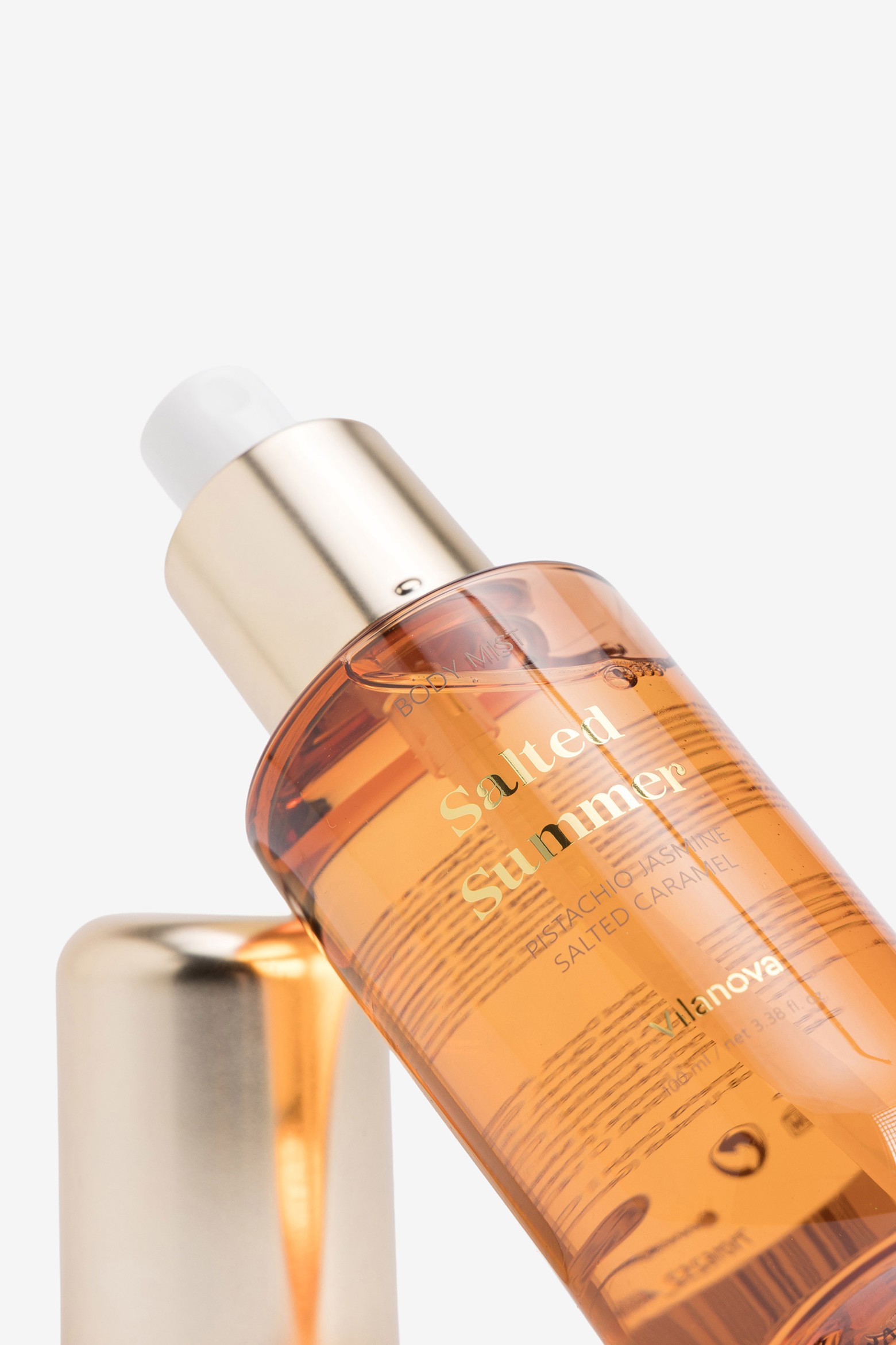 Orange Beauty Serum Bottle