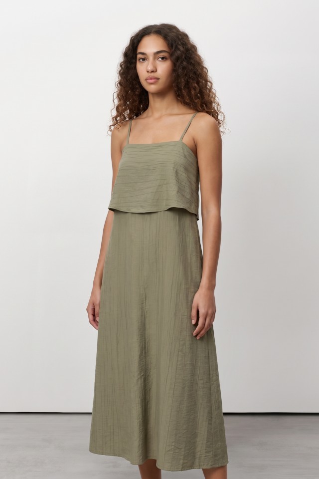 Green Slim Strap Dress Green Slim Strap Dress