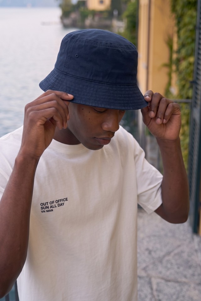 Dark Blue Bucket Hat