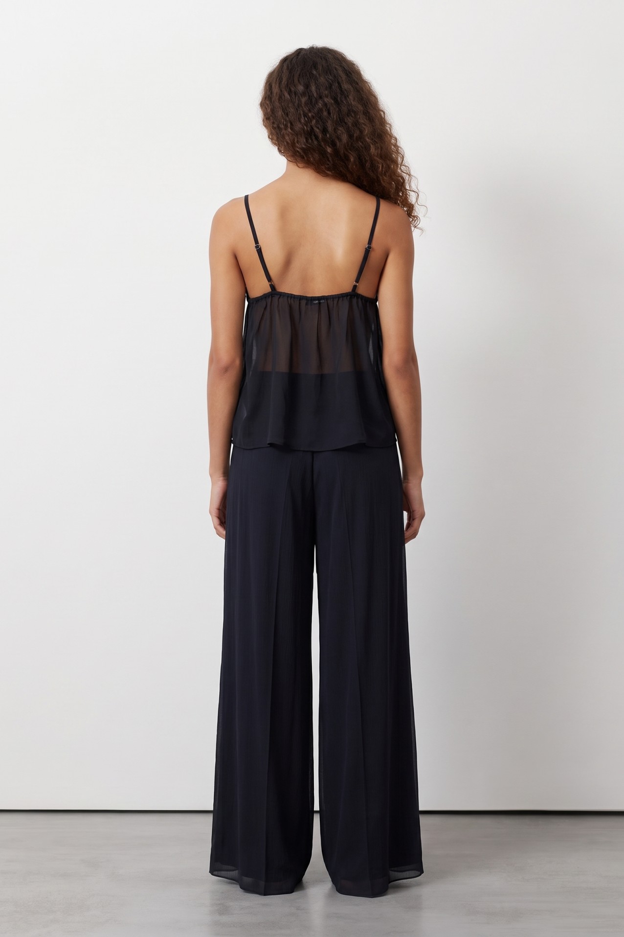 Blue Sheer Slim Top