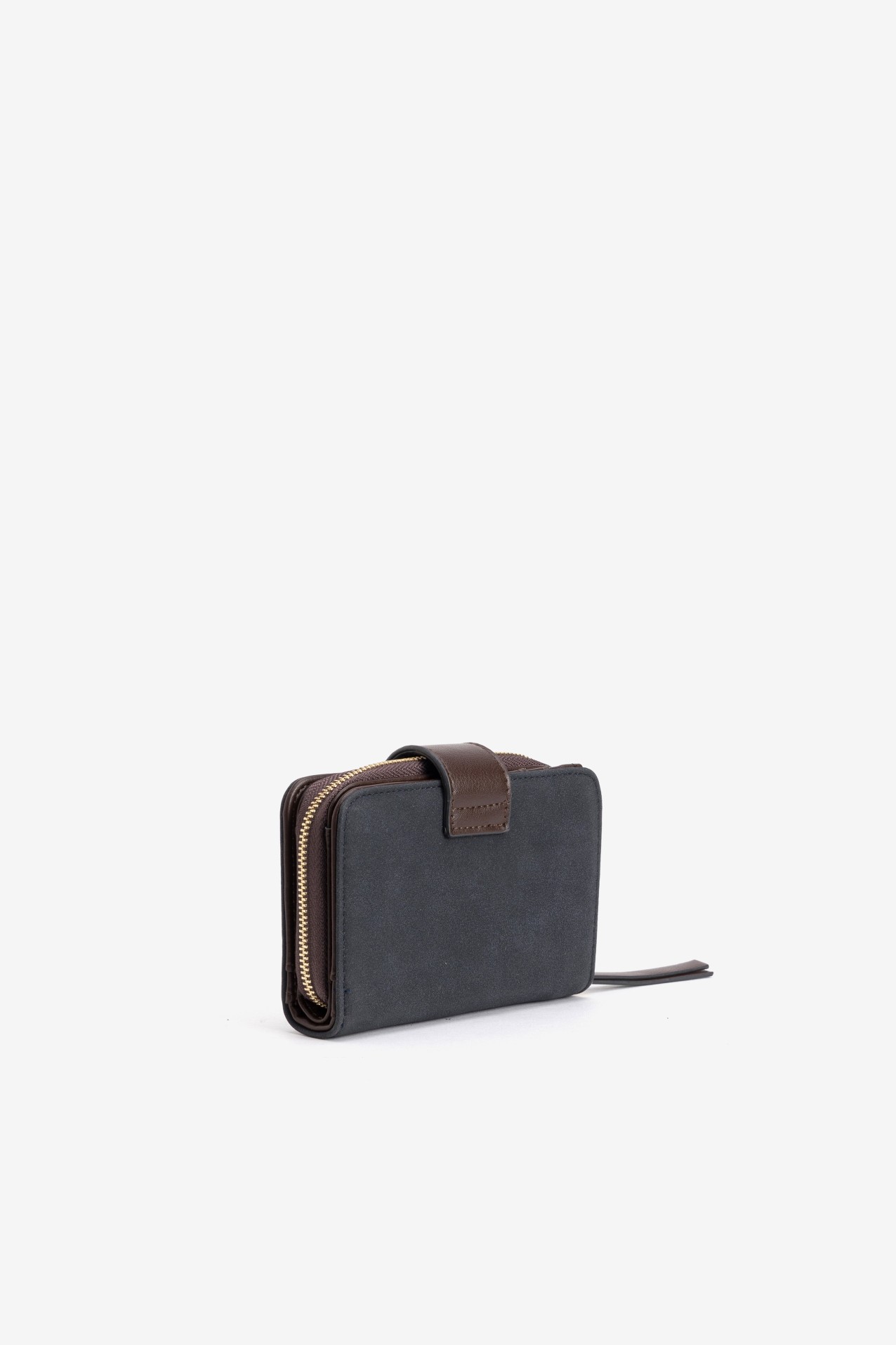 Beige Medium Zip Wallet