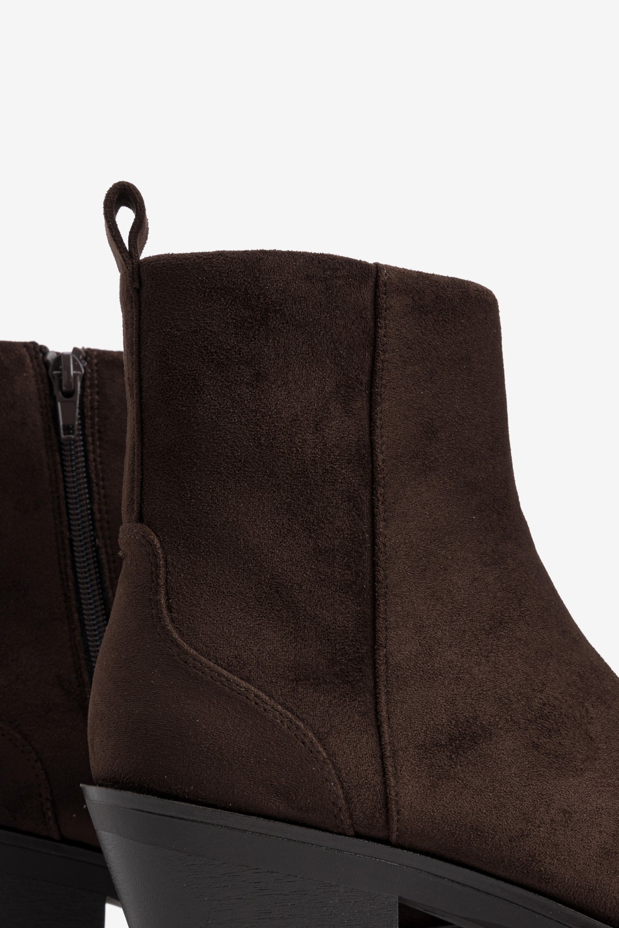 Chunky Brown Ankle Boots