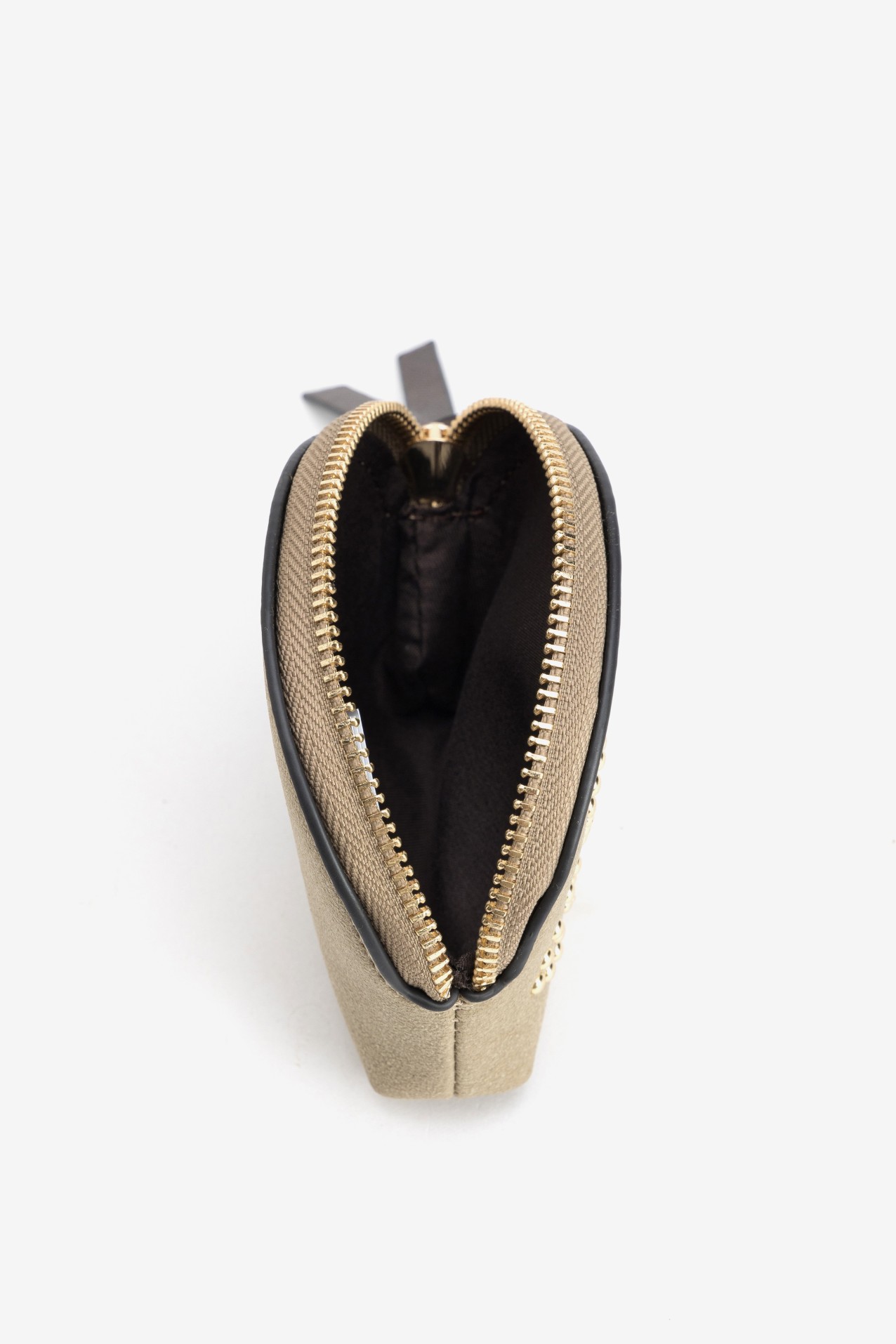 Beige Star Stud Coin Purse