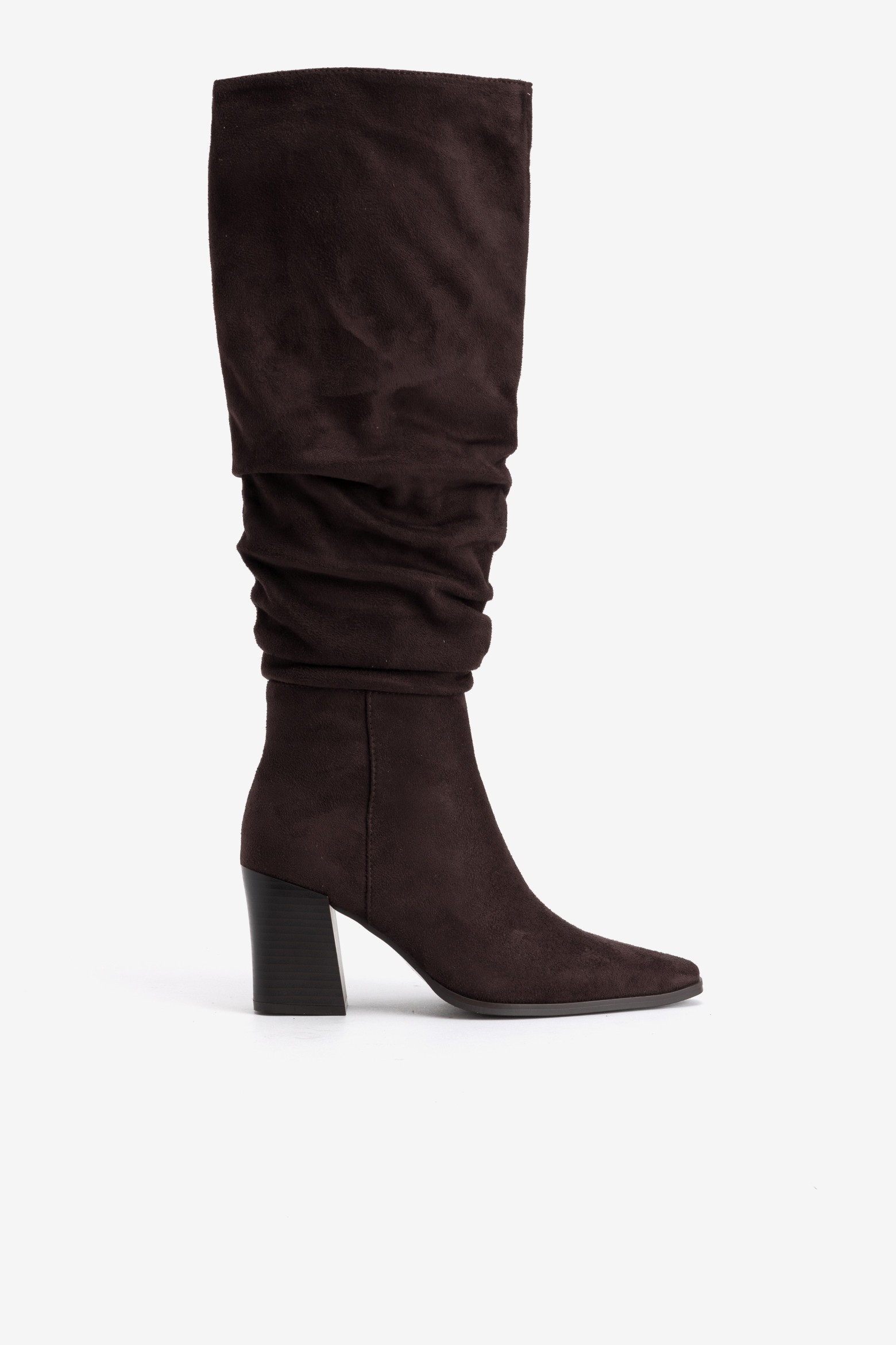 Chunky Brown Slouchy Boots