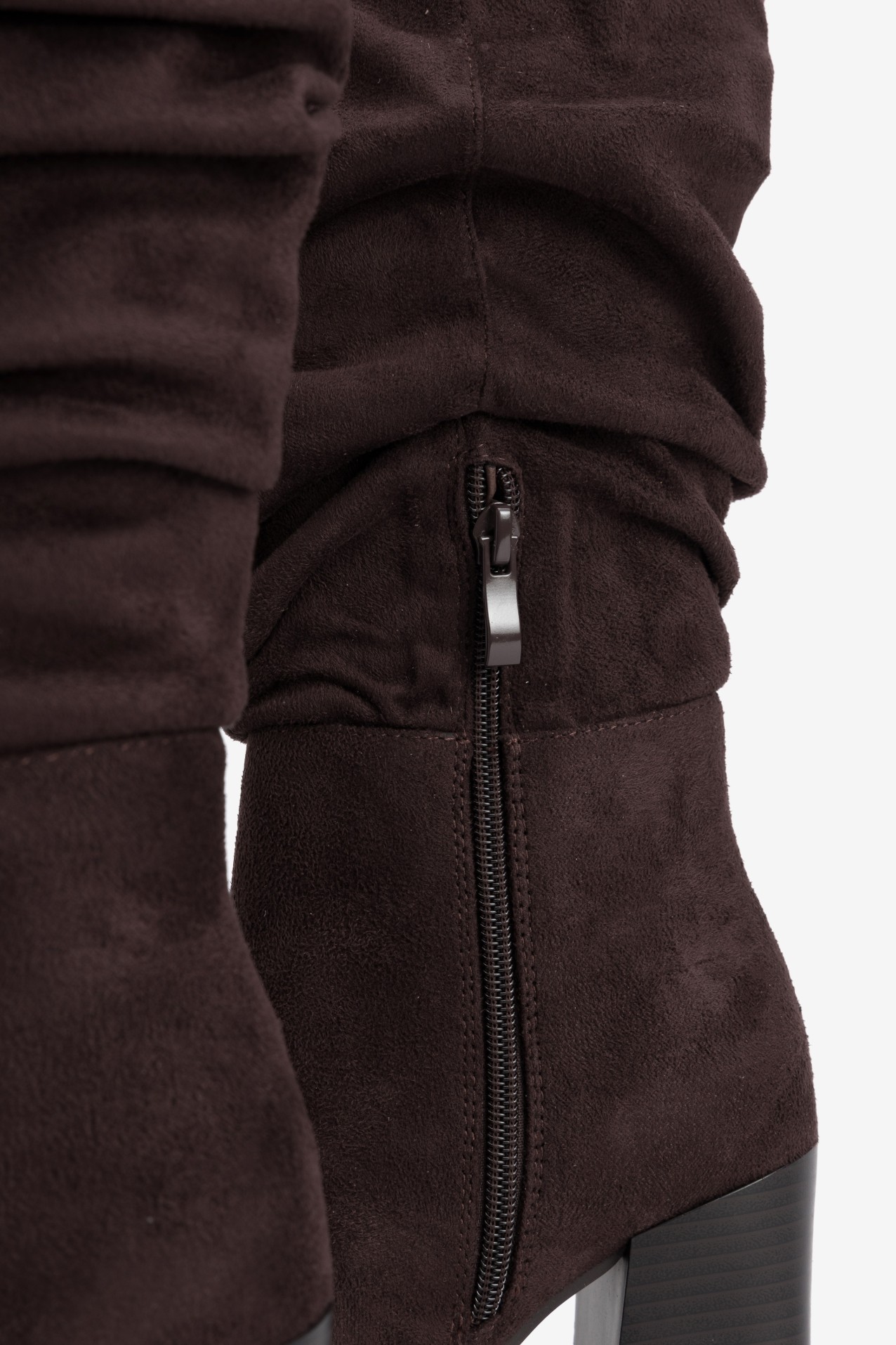 Chunky Brown Slouchy Boots