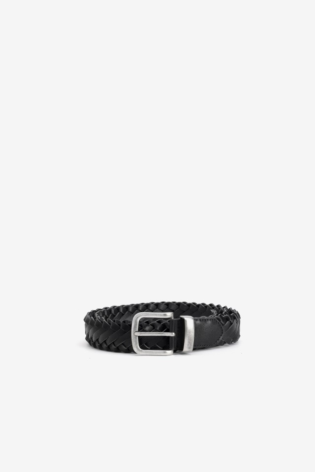 Black Braided Belt