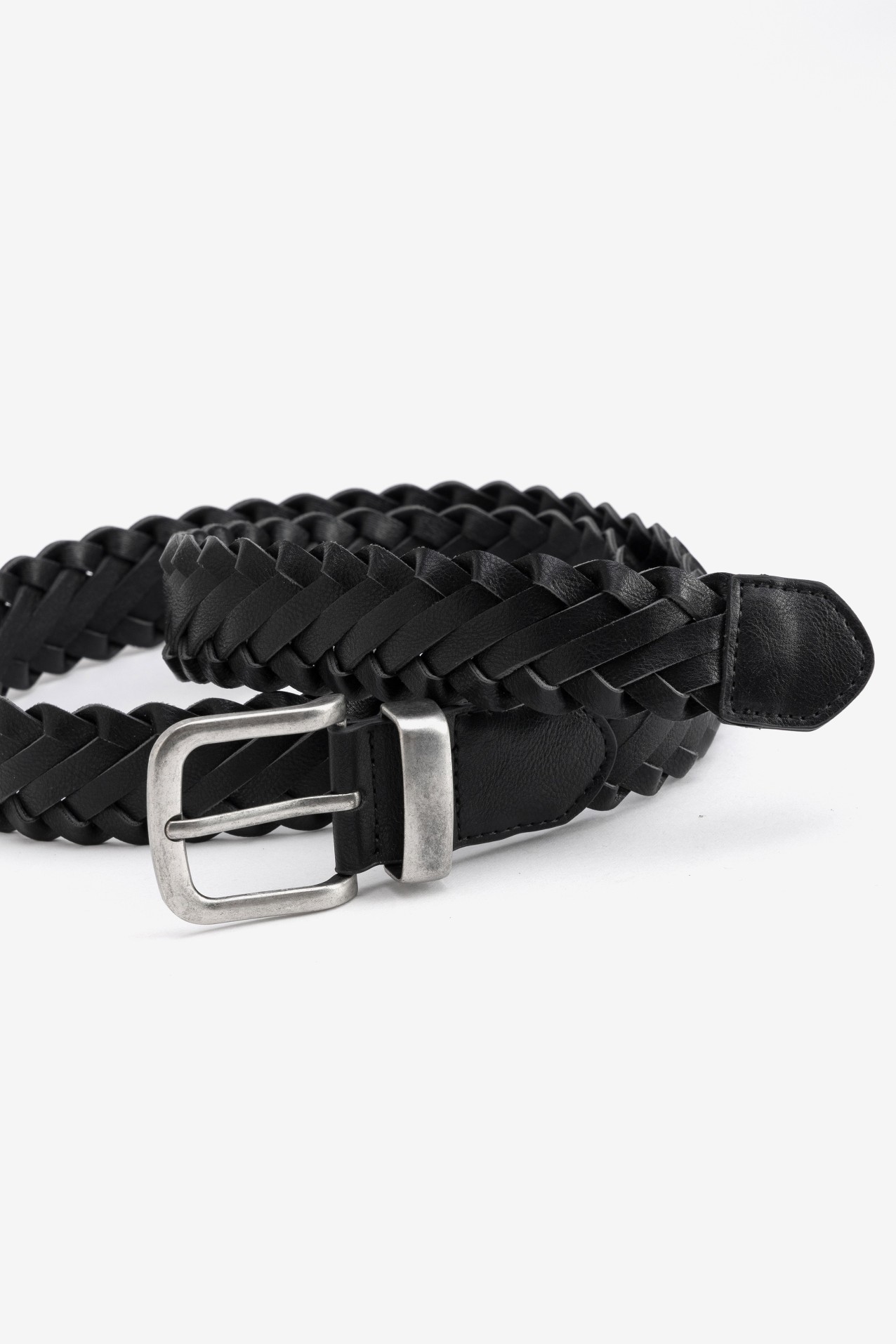 Black Braided Belt