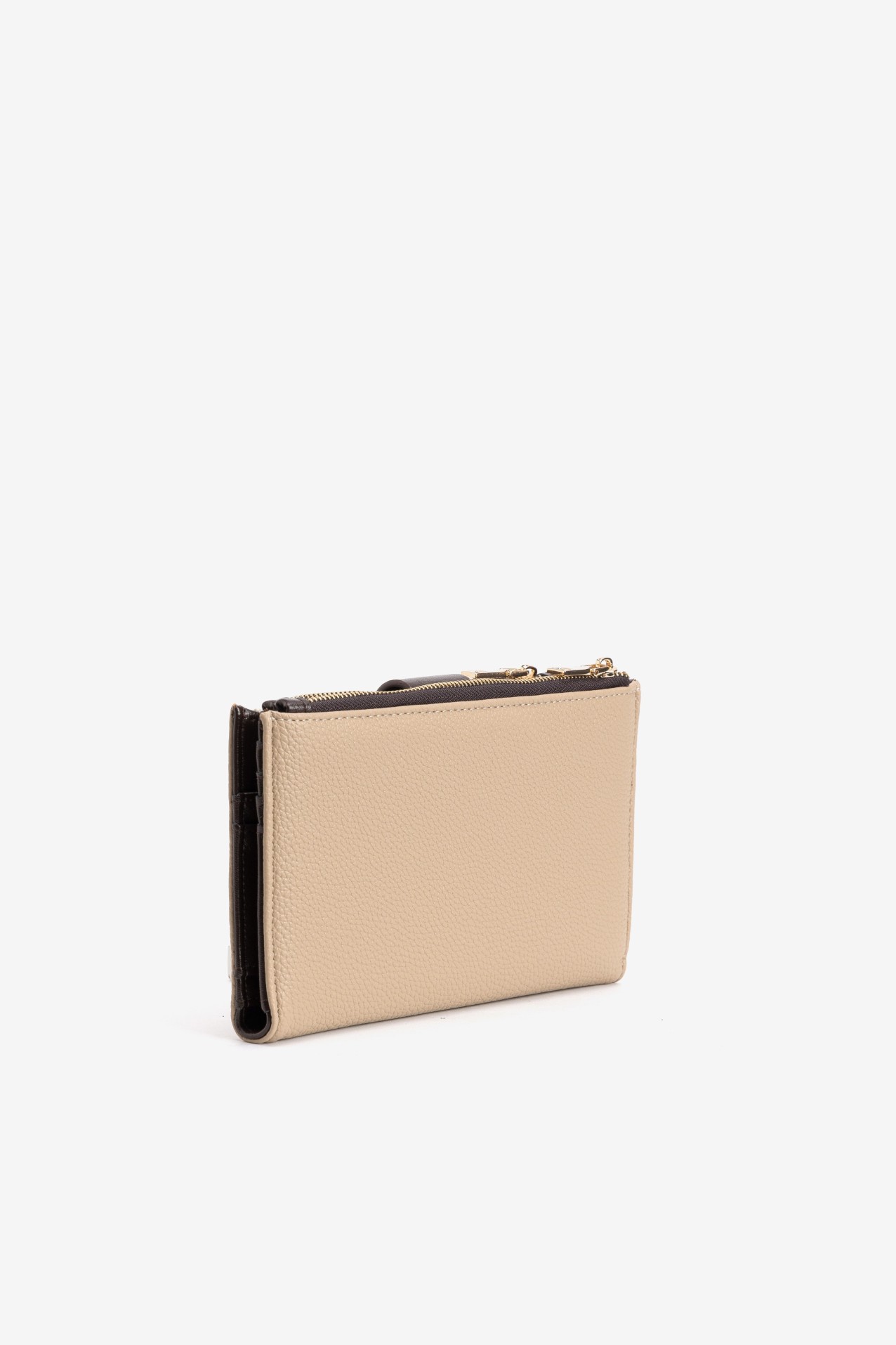 Porta moedas bege minimal