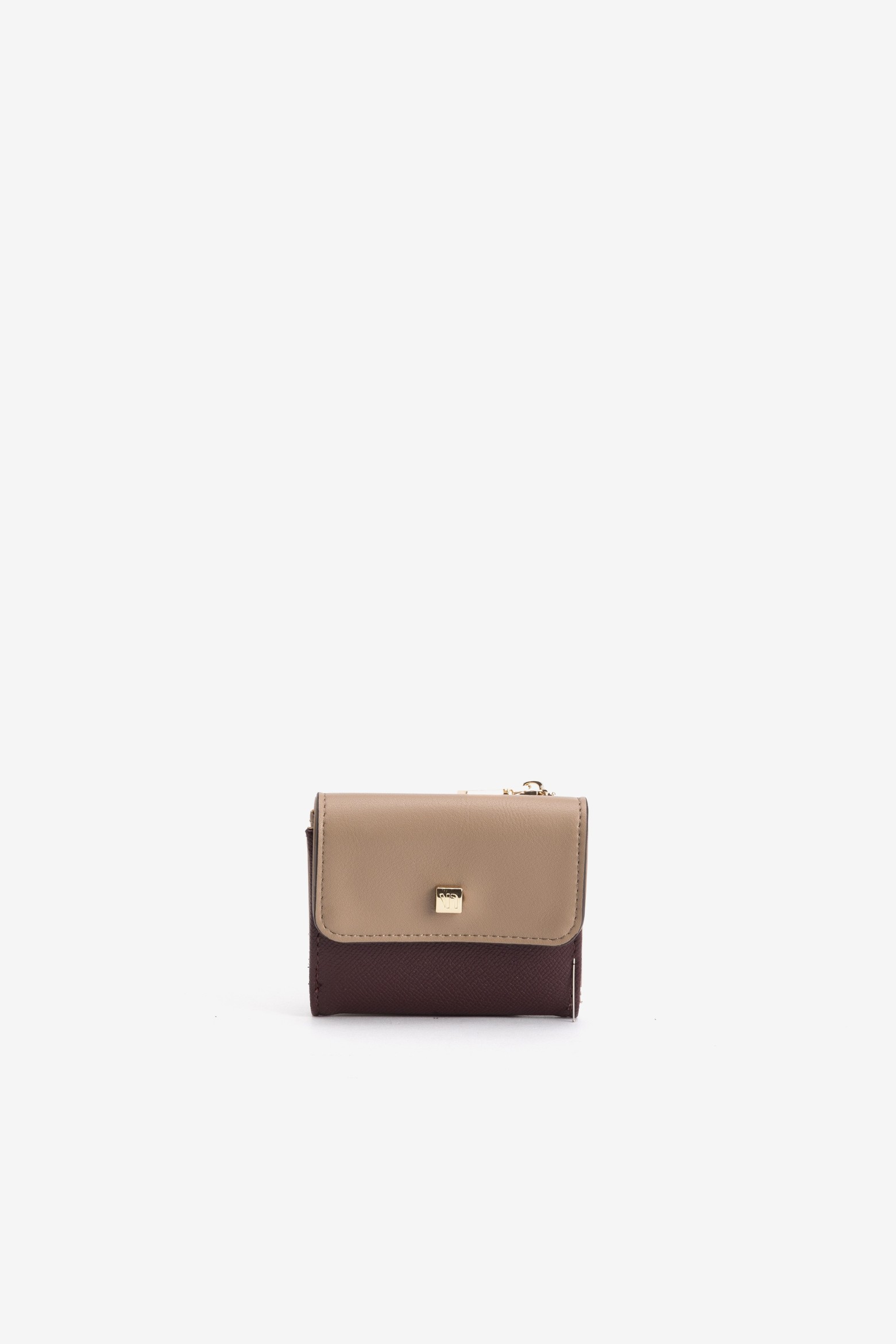 Monedero bicolor compacto