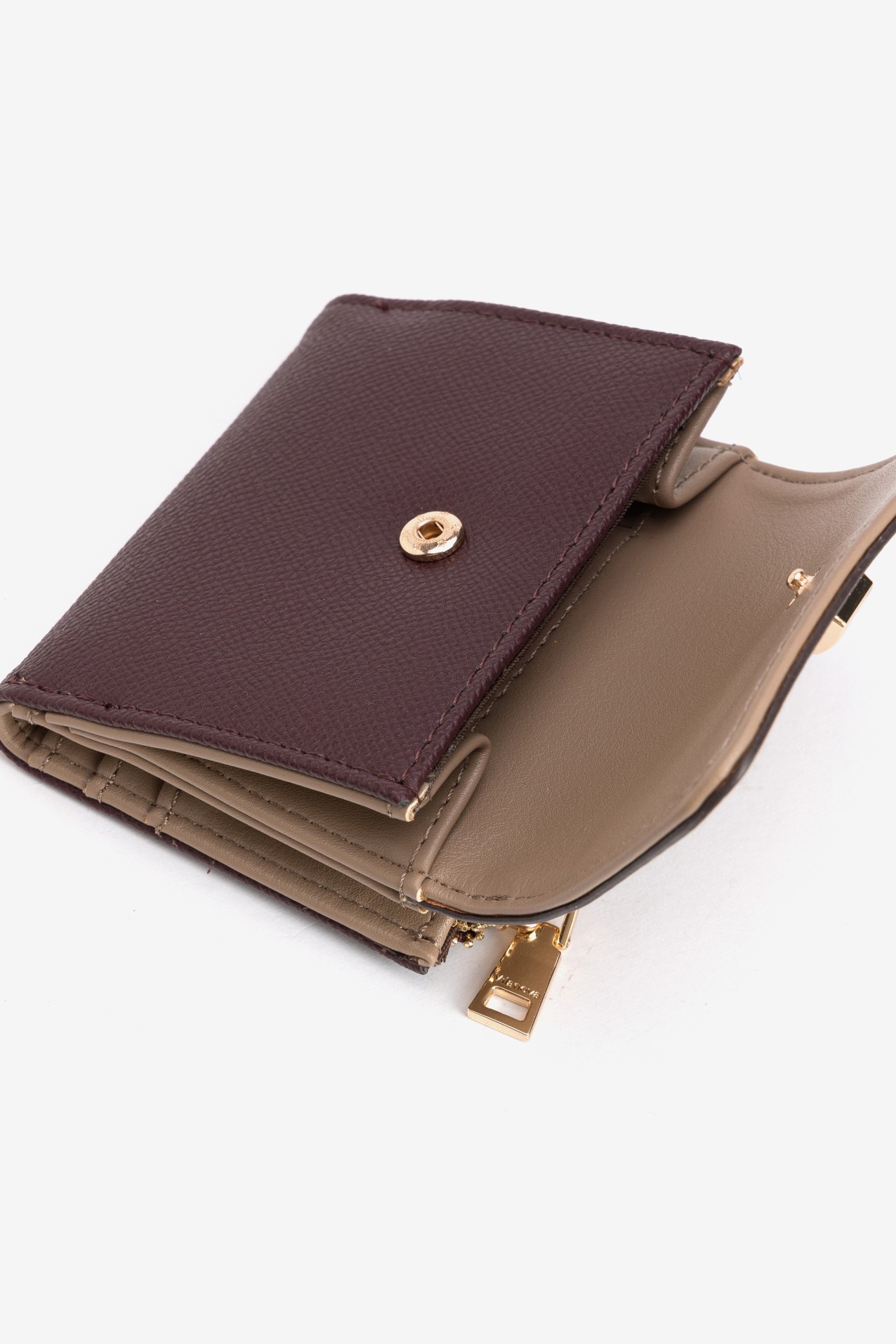 Monedero bicolor compacto