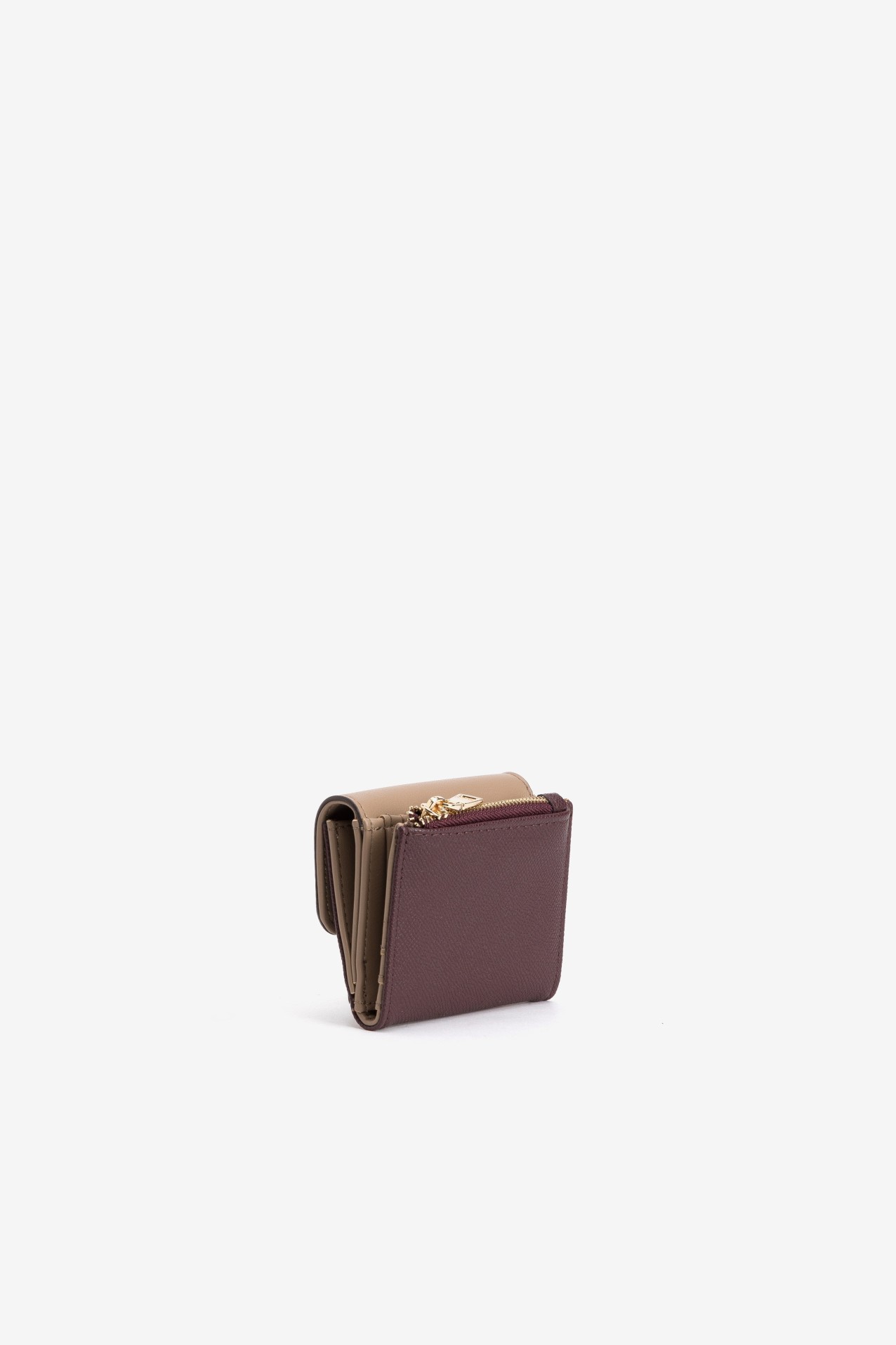Monedero bicolor compacto