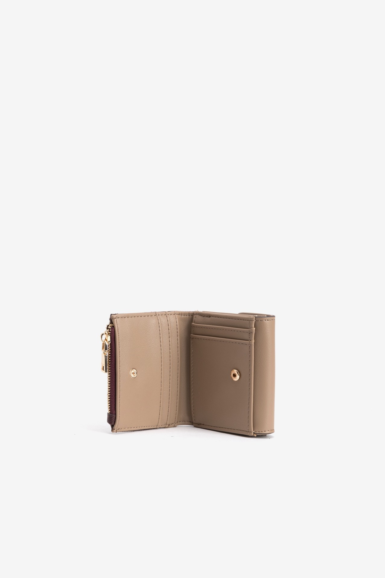 Monedero bicolor compacto
