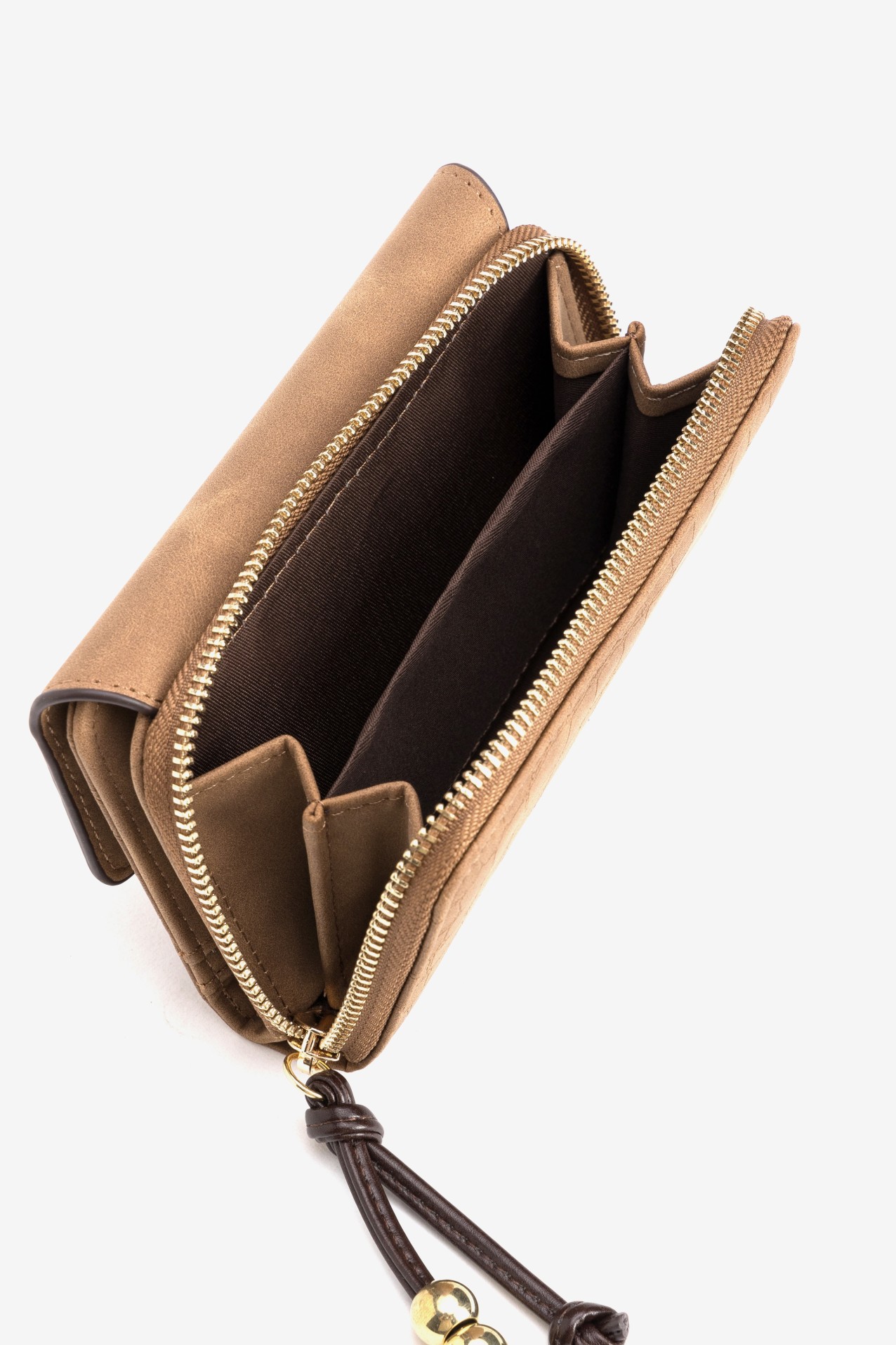 Porta-moedas castanho cl�ssico