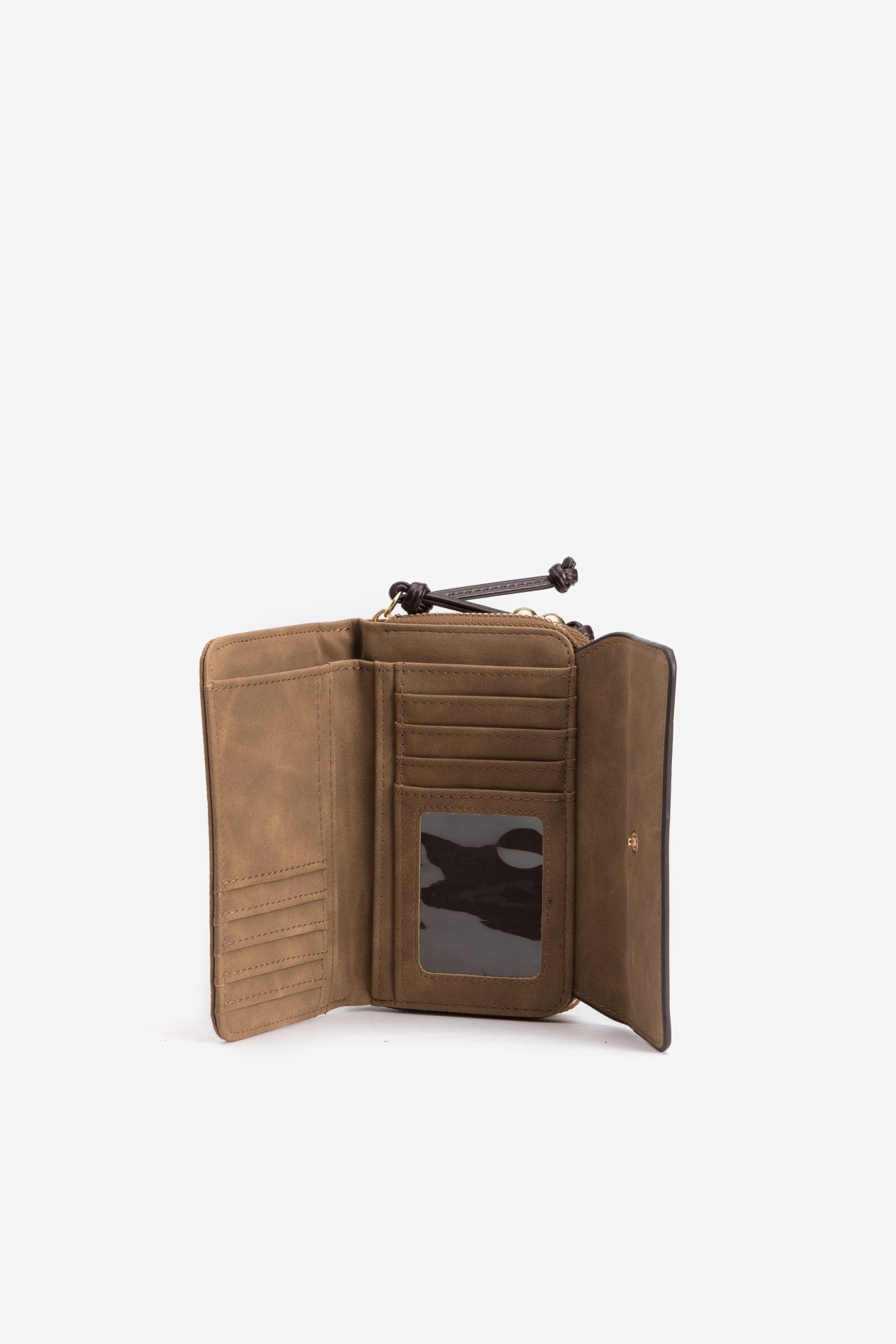 Porta-moedas castanho cl�ssico