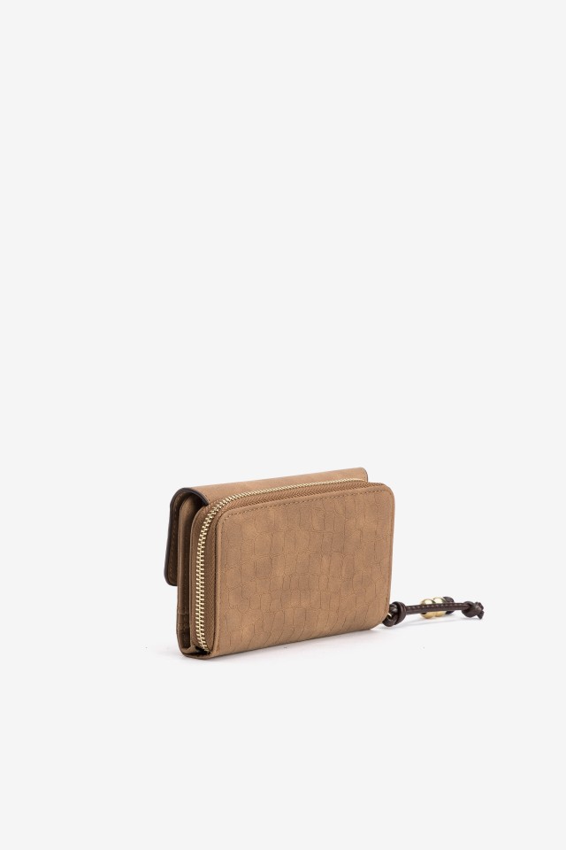 Porta-moedas castanho cl�ssico